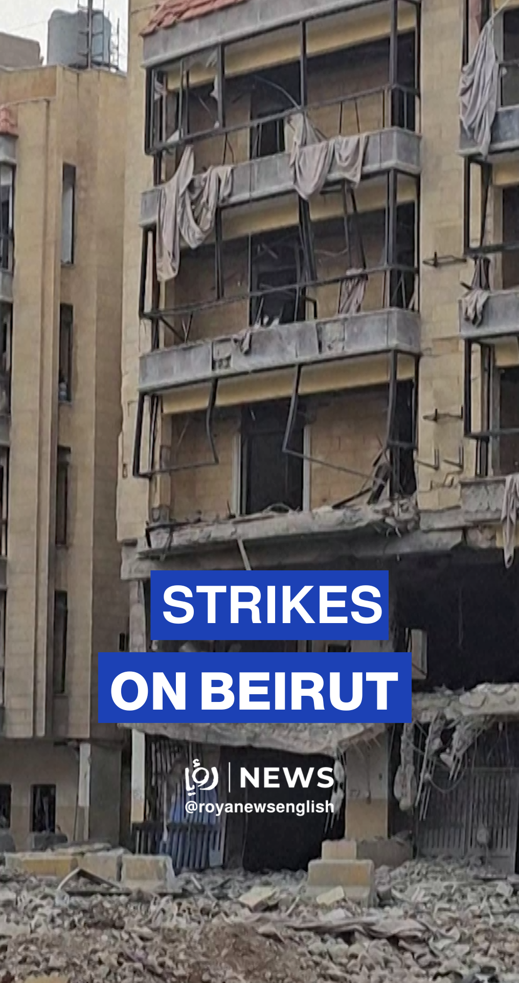 Aftermath of overnight 'Israeli' airstrikes on Lebanon