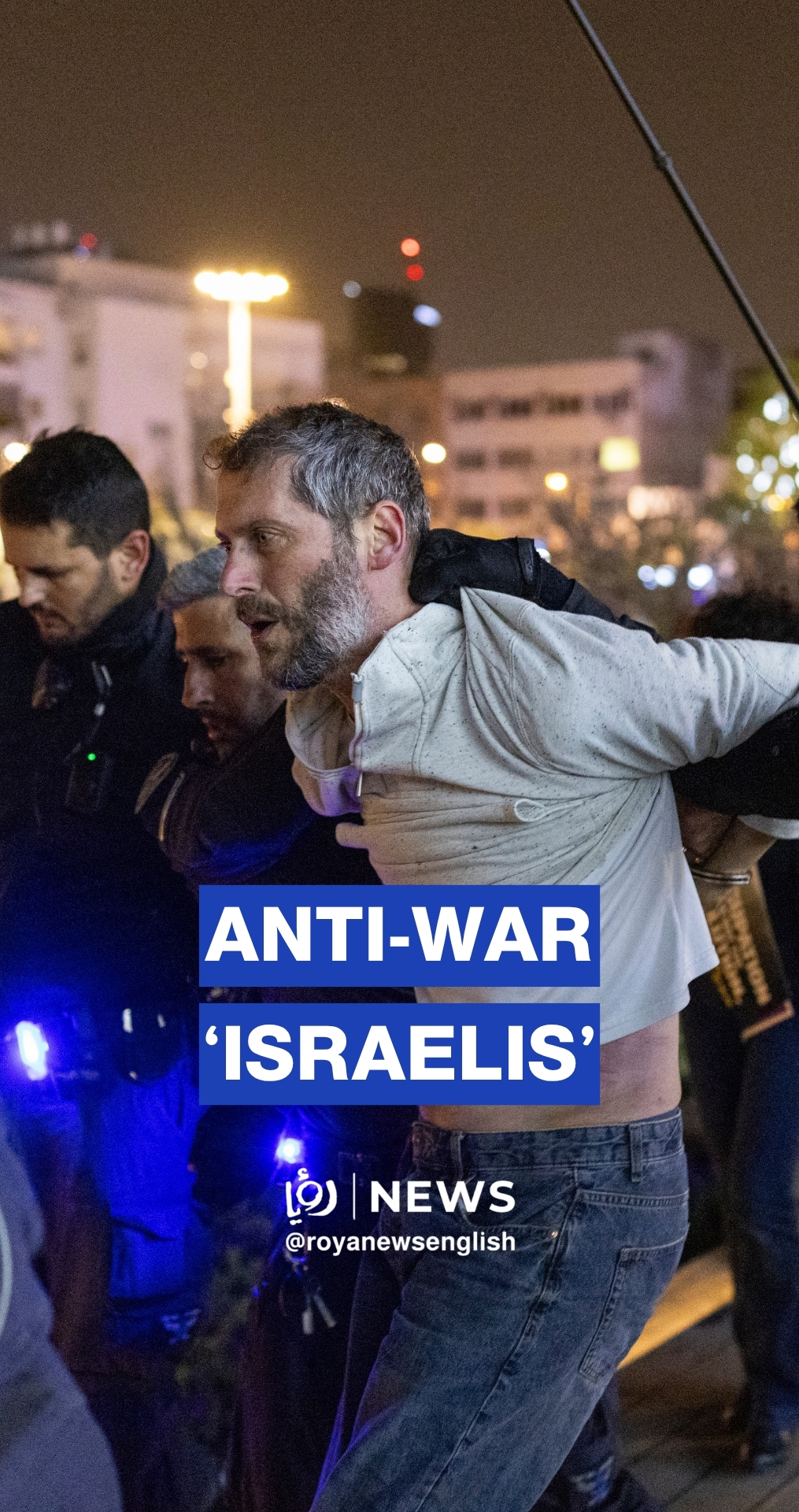 ‘Israeli’ anti-war protesters demonstrate in central Tel Aviv