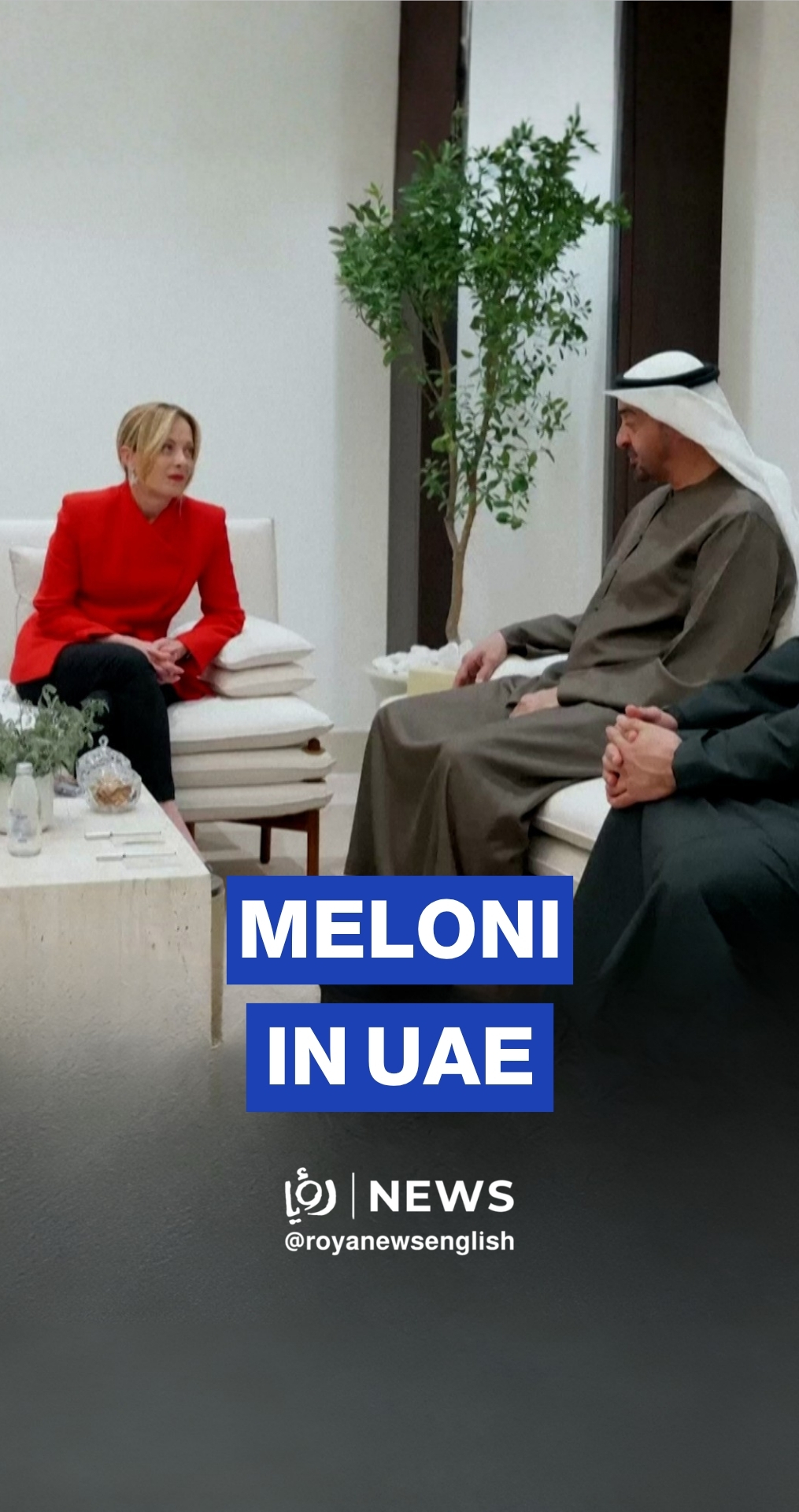 UAE President meets with Italy’s Prime Minister Meloni
