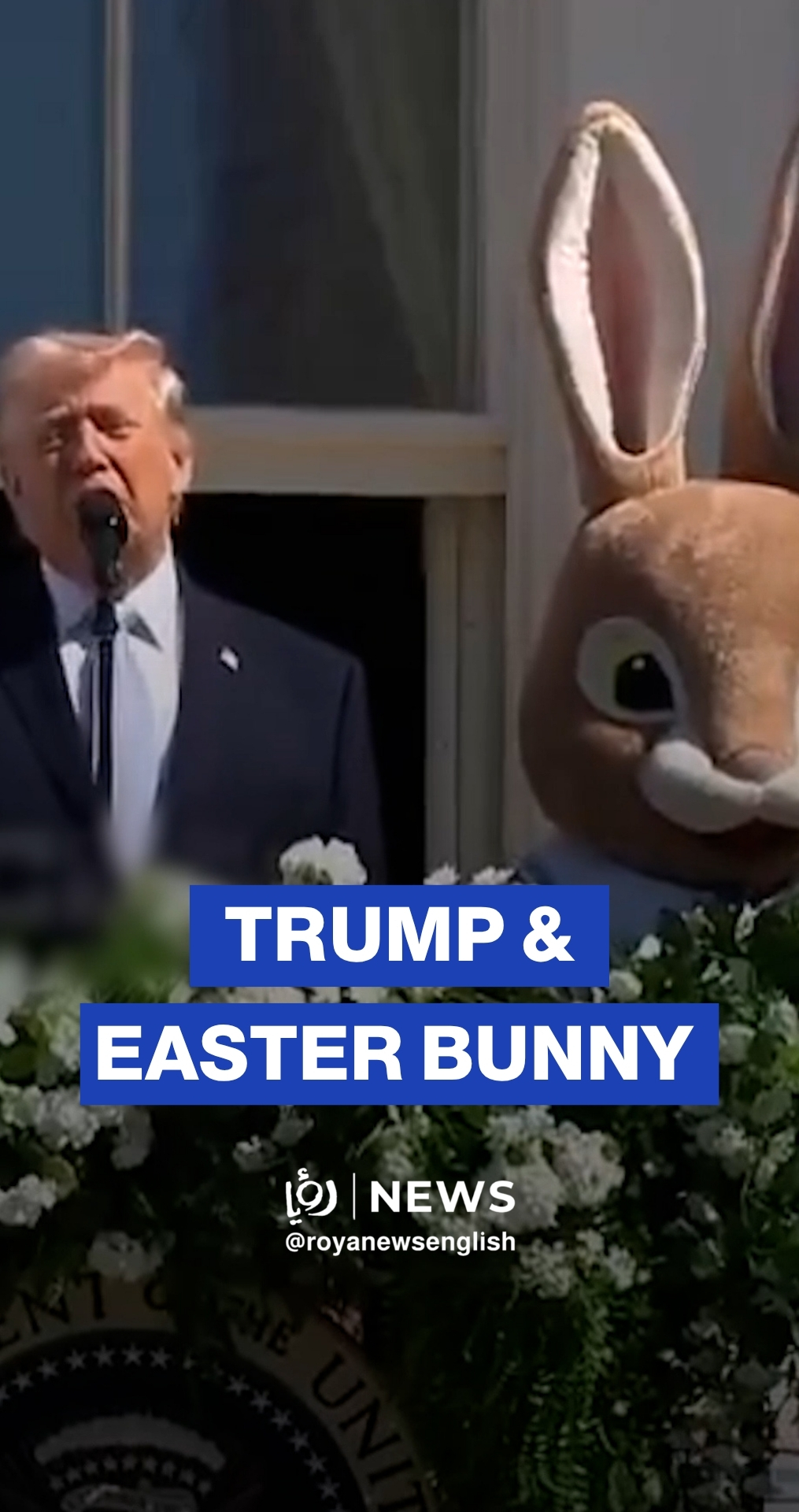 Trump hails rescue operation in White House Easter event