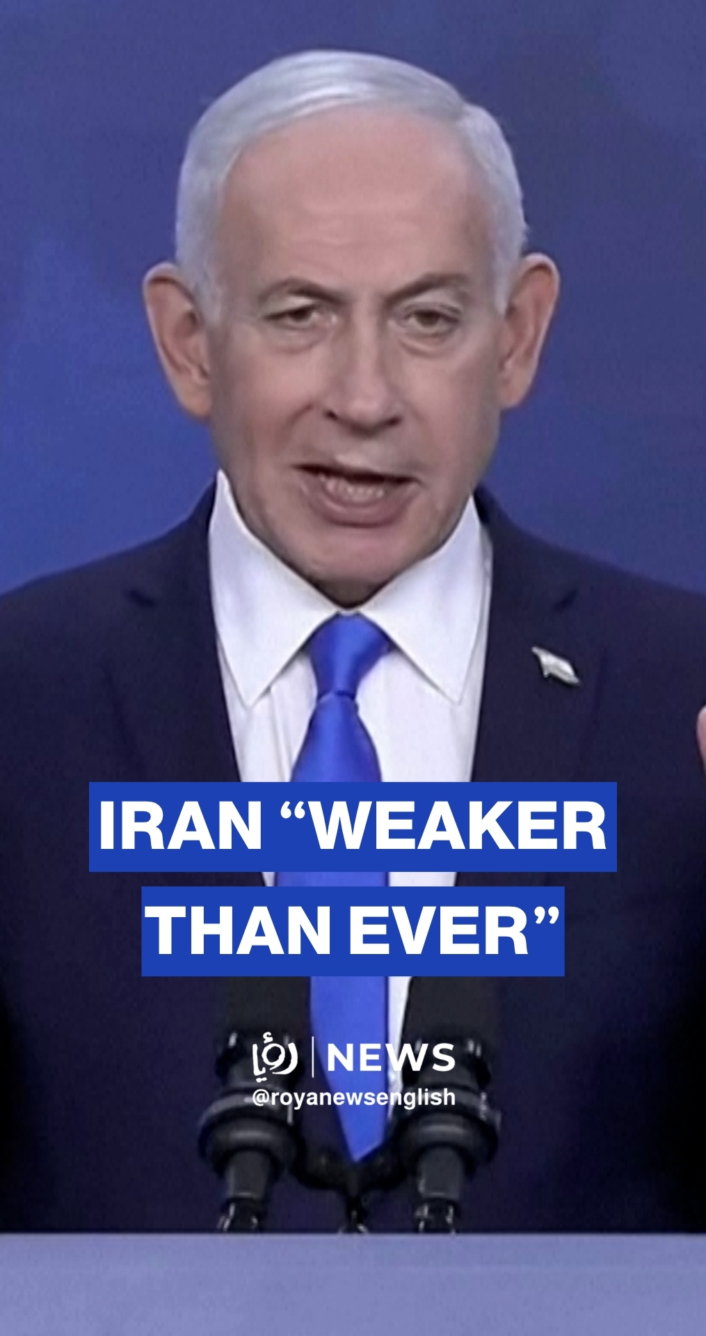 Iran “weaker than ever”: Netanyahu