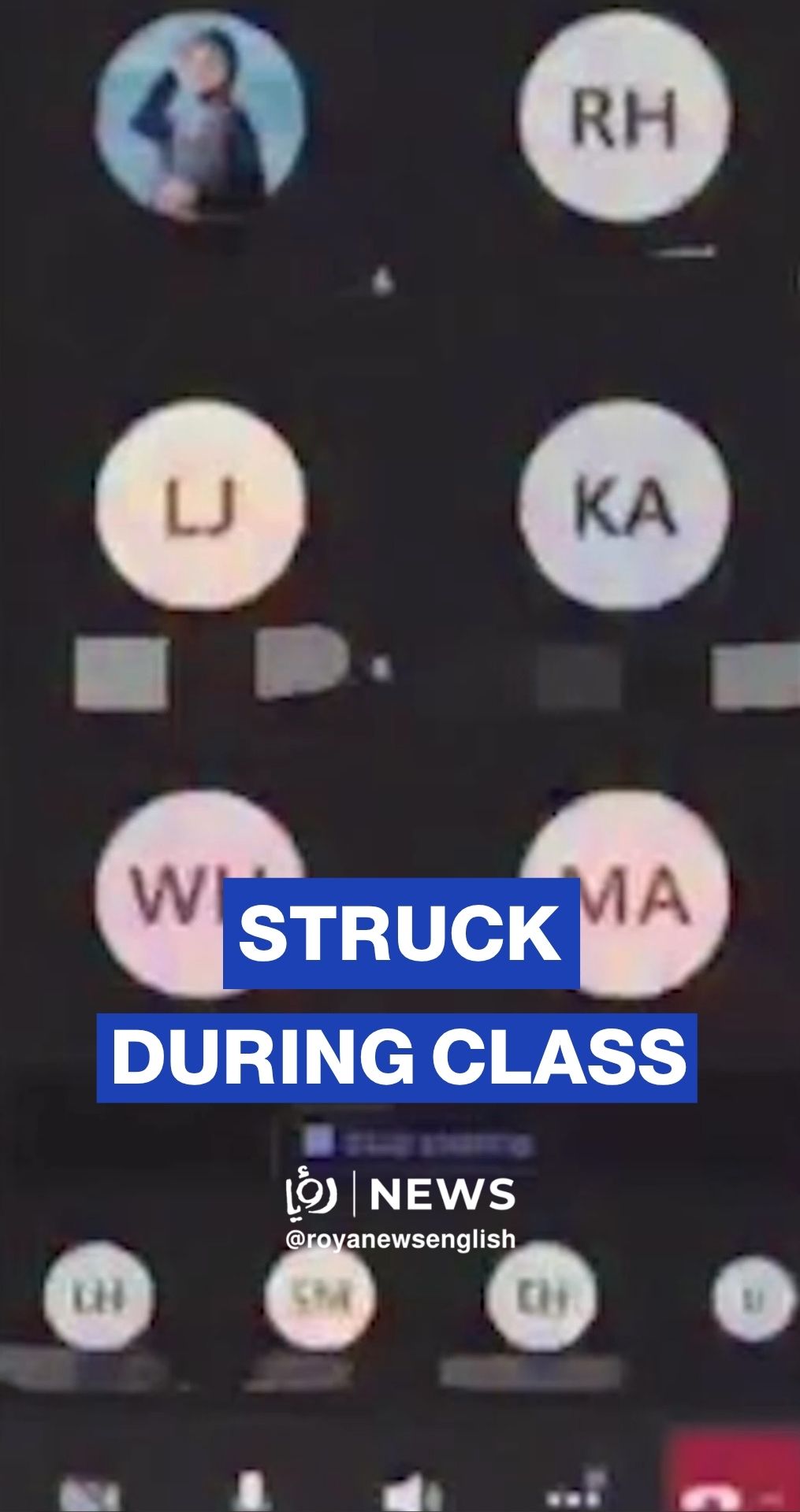 ‘Israeli’ strike hits near Lebanese student during online class