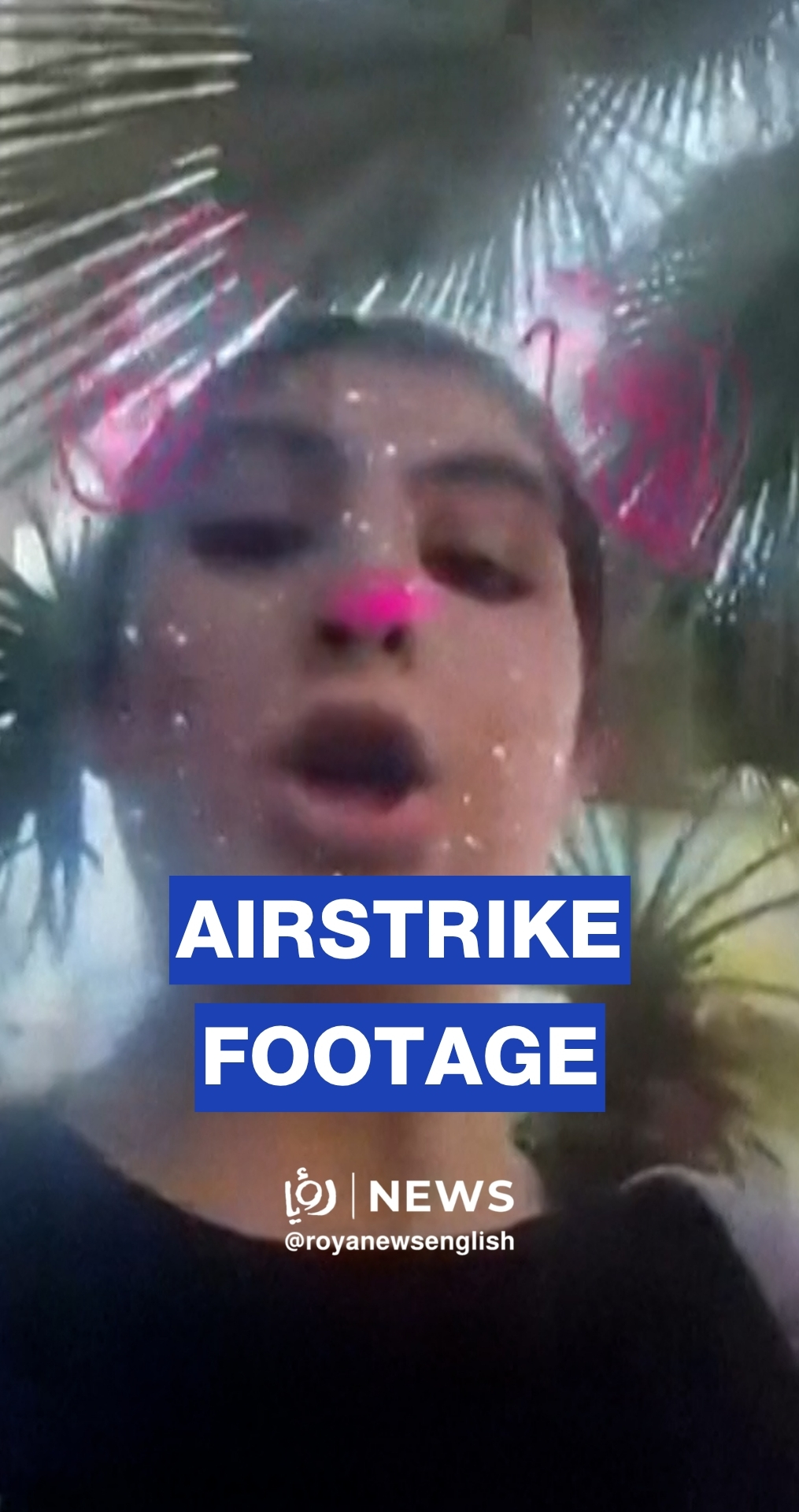 Lebanese girl captures ‘Israeli’ airstrike on Beirut on her phone