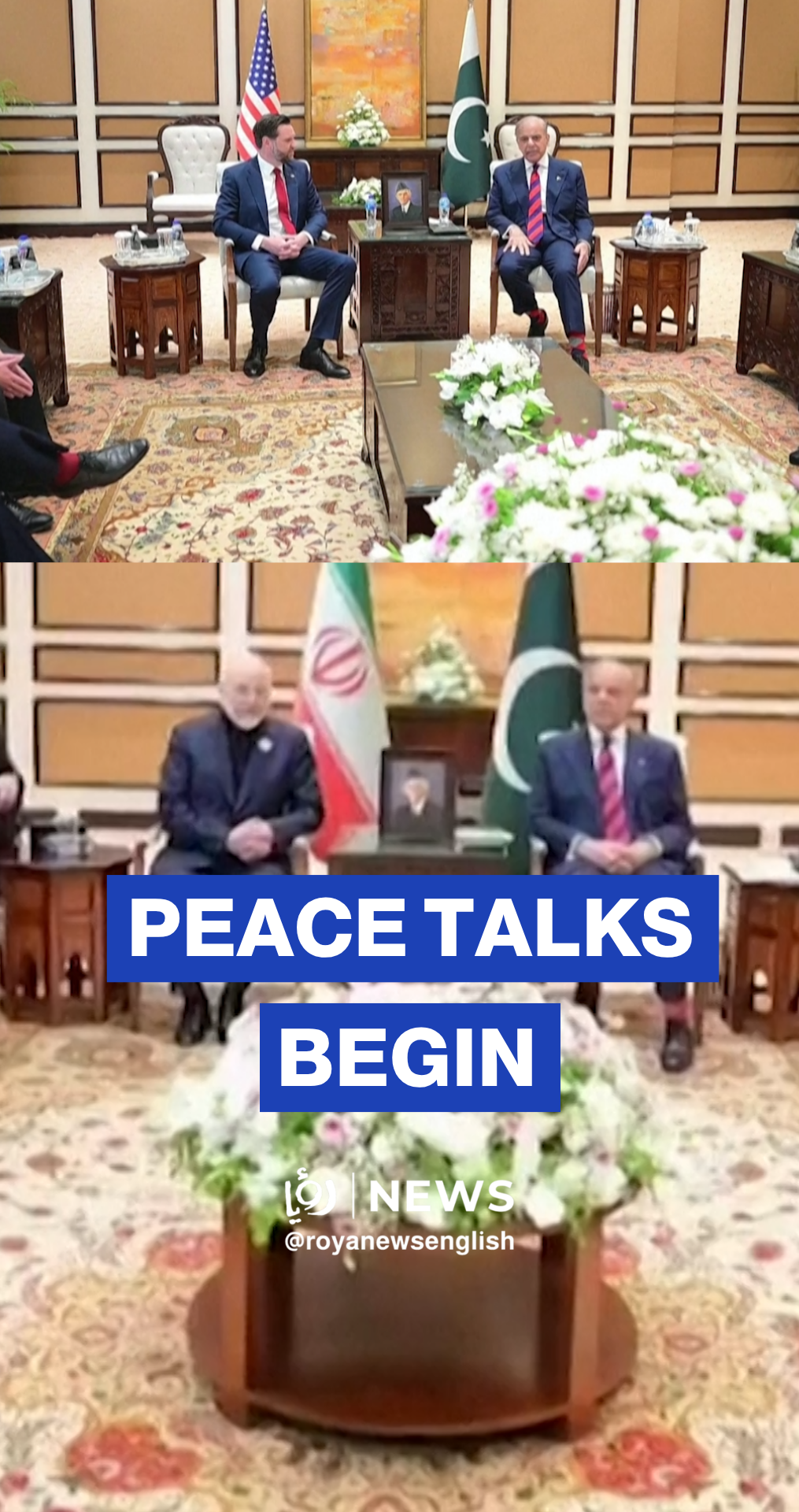 Pakistan hosts Iran, US officials for peace discussions