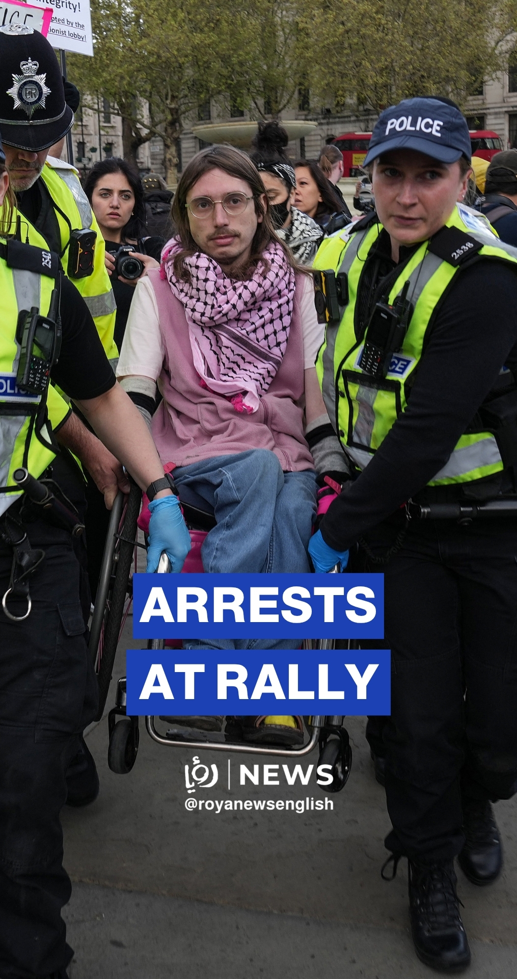 Hundreds attend Palestine Action rally in London as police make arrests