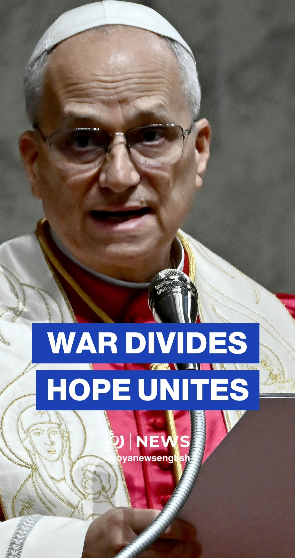 “War divides, hope unites,’ says Pope Leo at prayer for Peace