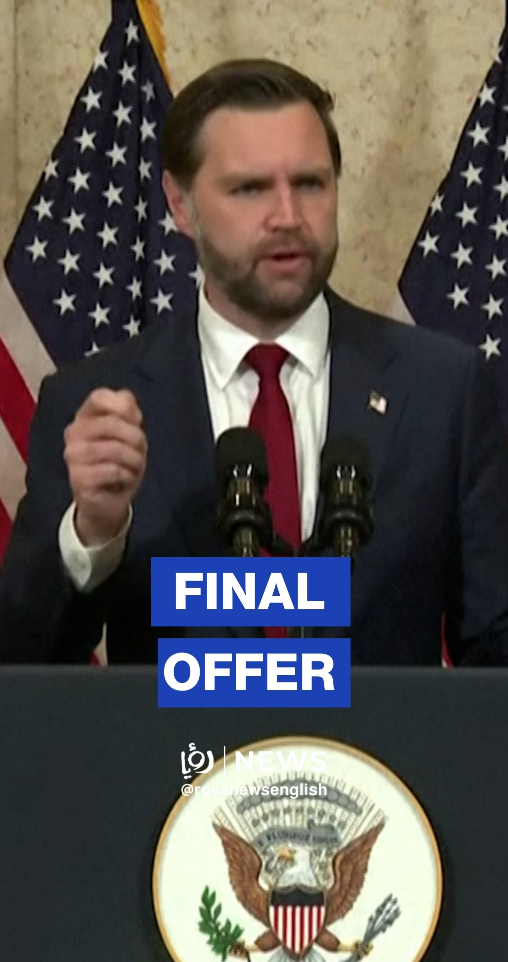 Vance says leaving Islamabad after giving Iran “final and best offer”