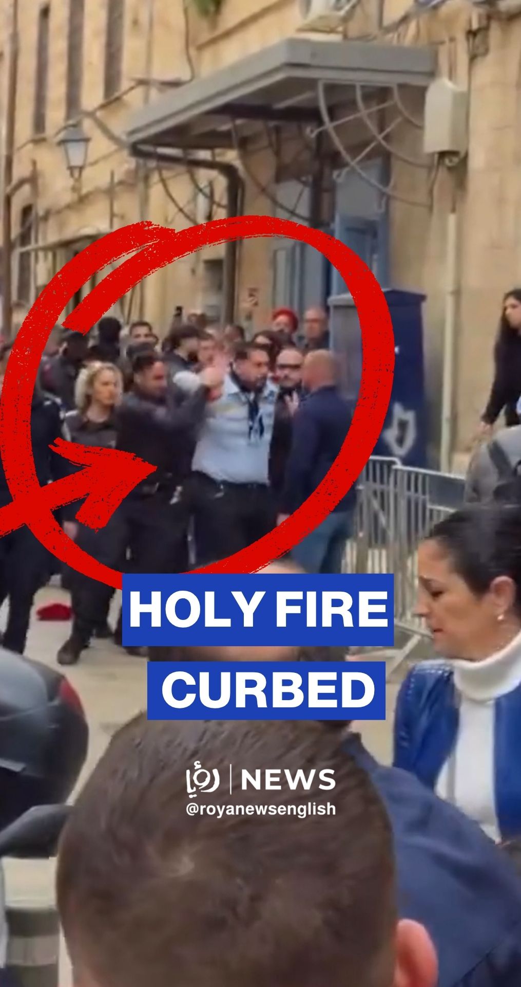 'Israel’ restricts Holy Fire celebrations in Jerusalem