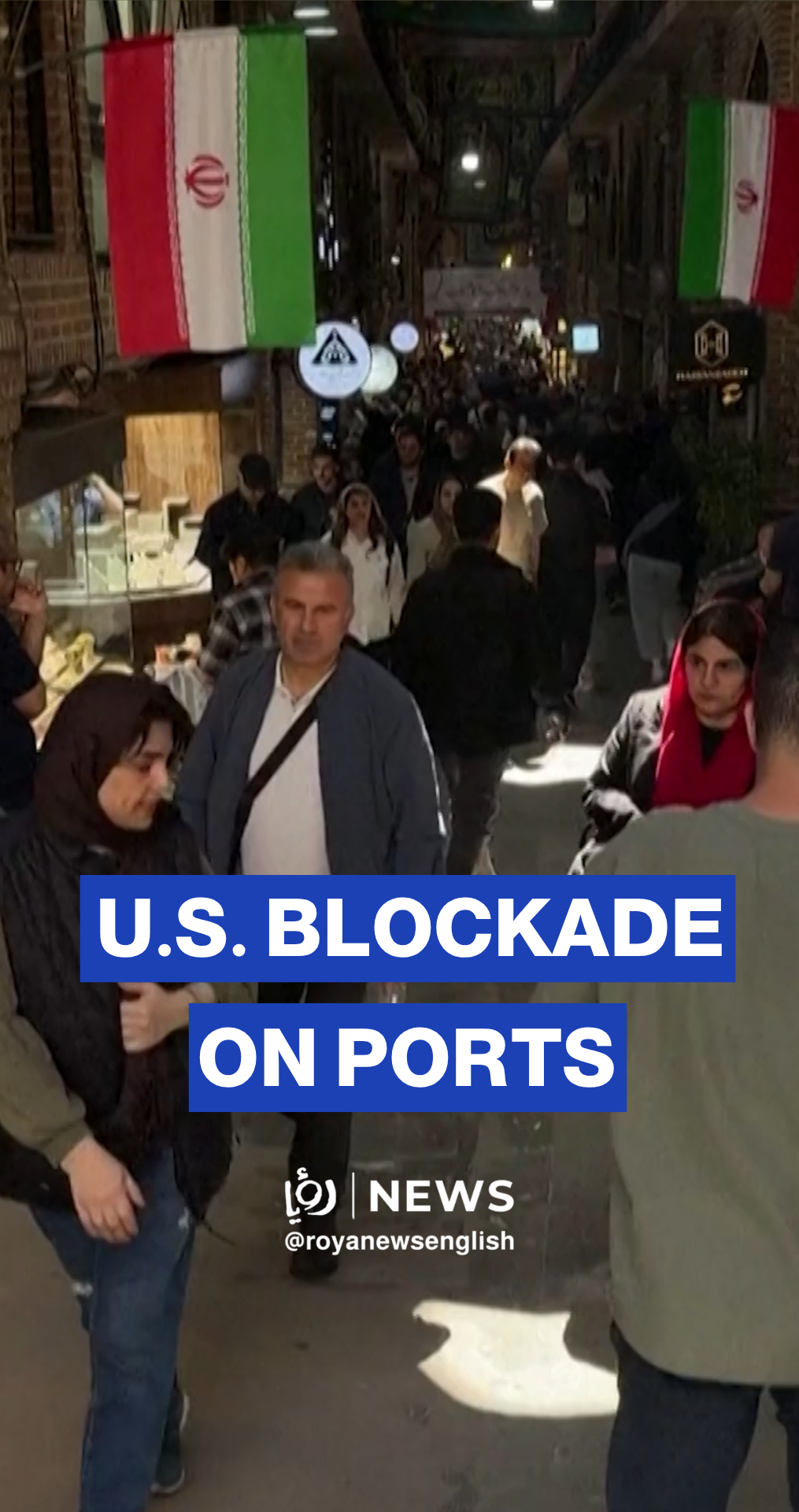 US blockade on Iran ports, Tehran life continues