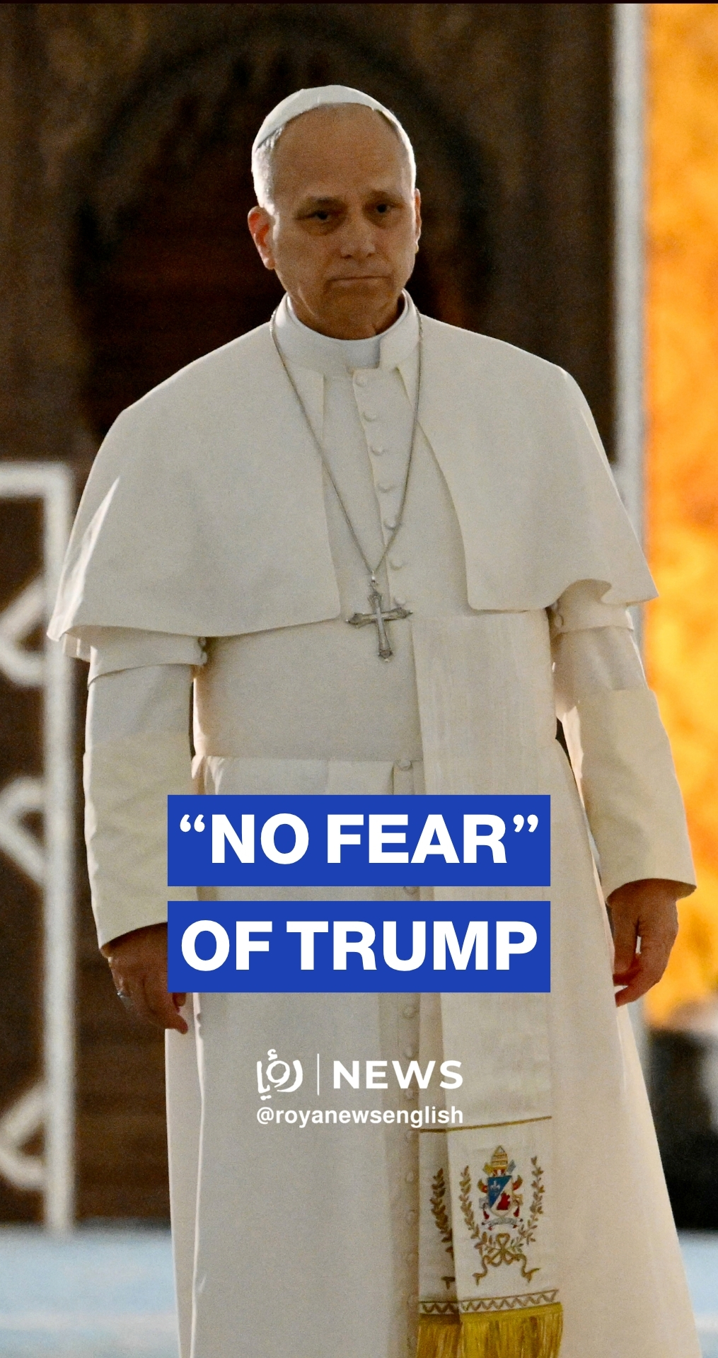 Pope Leo says has “no fear” of Trump administration