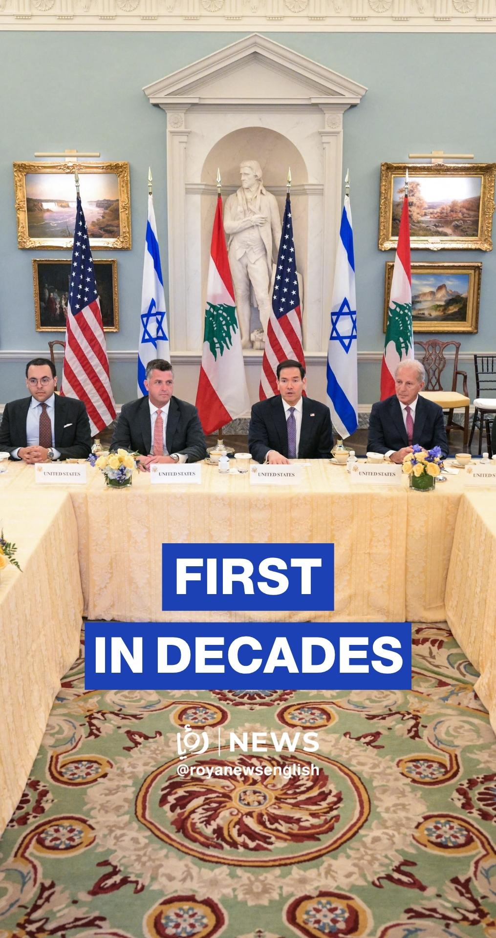 Rubio hosts ‘Israeli’ & Lebanese envoys for first direct talks in decades
