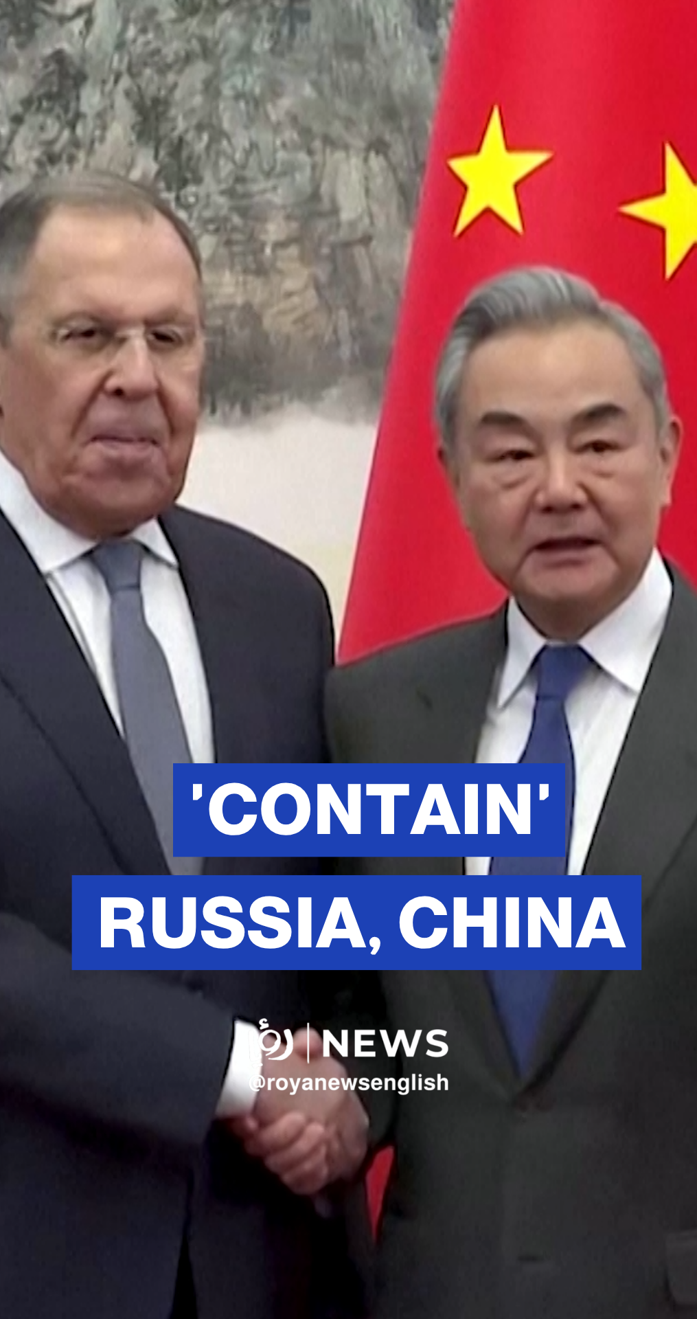Lavrov in Beijing criticizes efforts to “contain” Russia and China