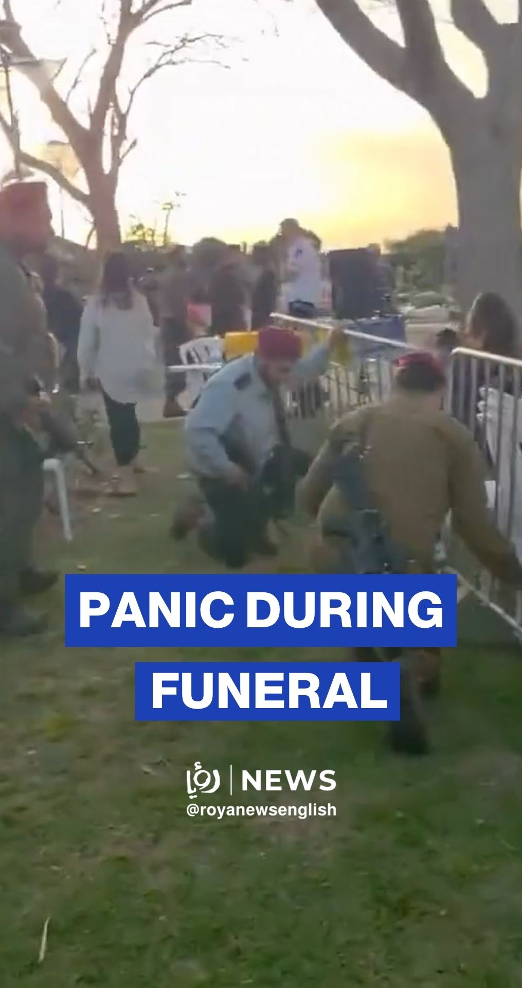 Panic at 'Israeli' funeral as sirens sound on Holocaust Remembrance Day