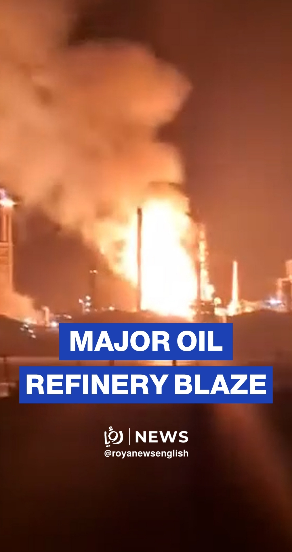 Massive fire erupts at major oil refinery in Australia