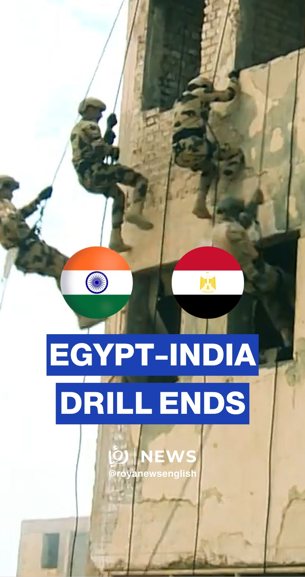 Egypt, India complete joint counterterror drill