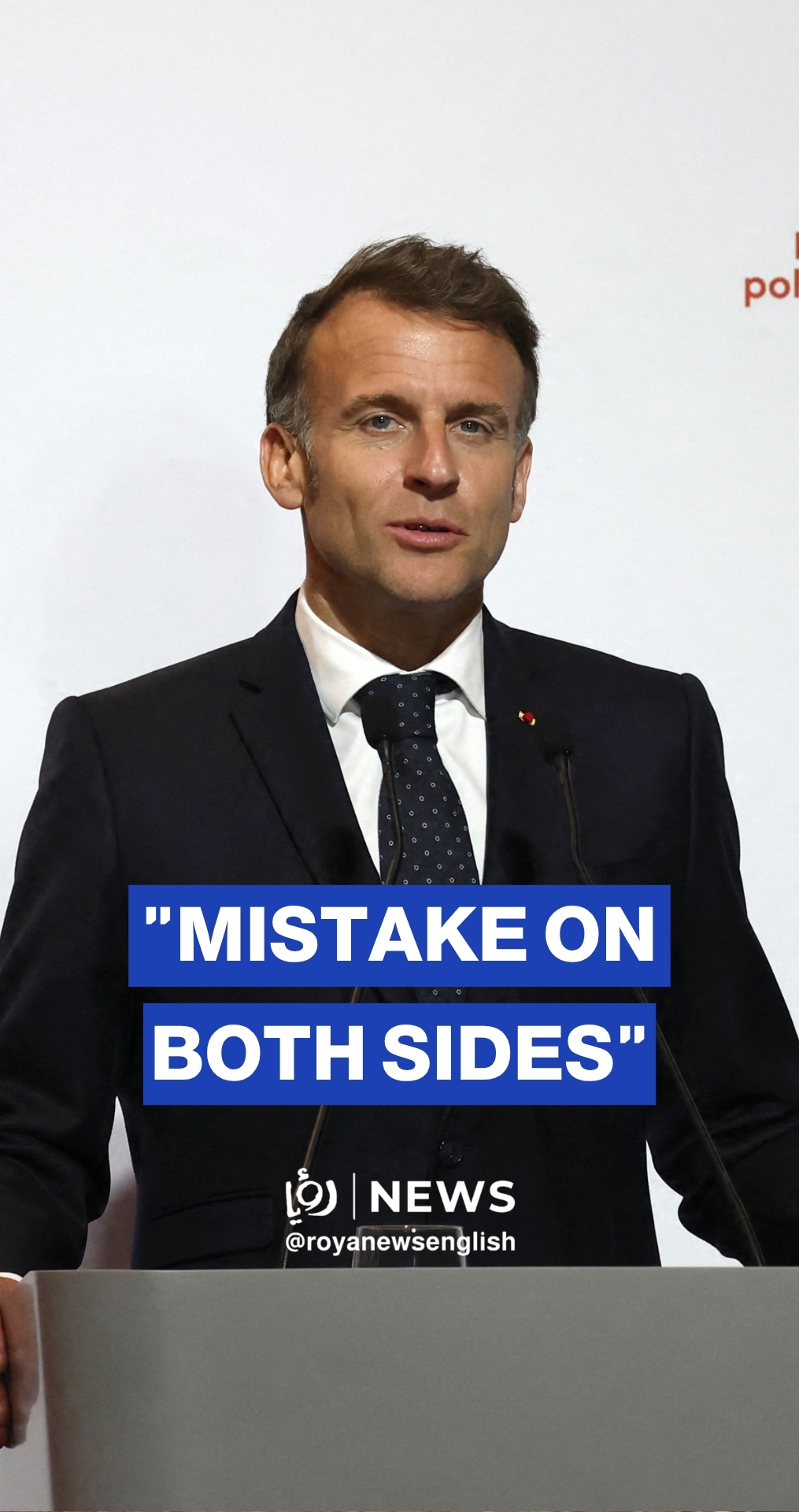 Macron decries blocking Strait of Hormuz as “mistake on both sides”