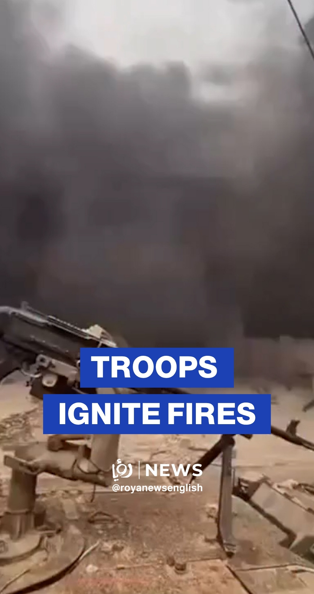 'Israeli’ troops ignite fires in homes across southern Lebanon