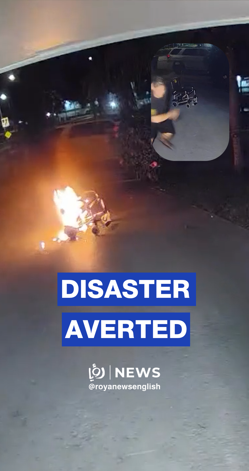 Homeowner saves home from battery explosion