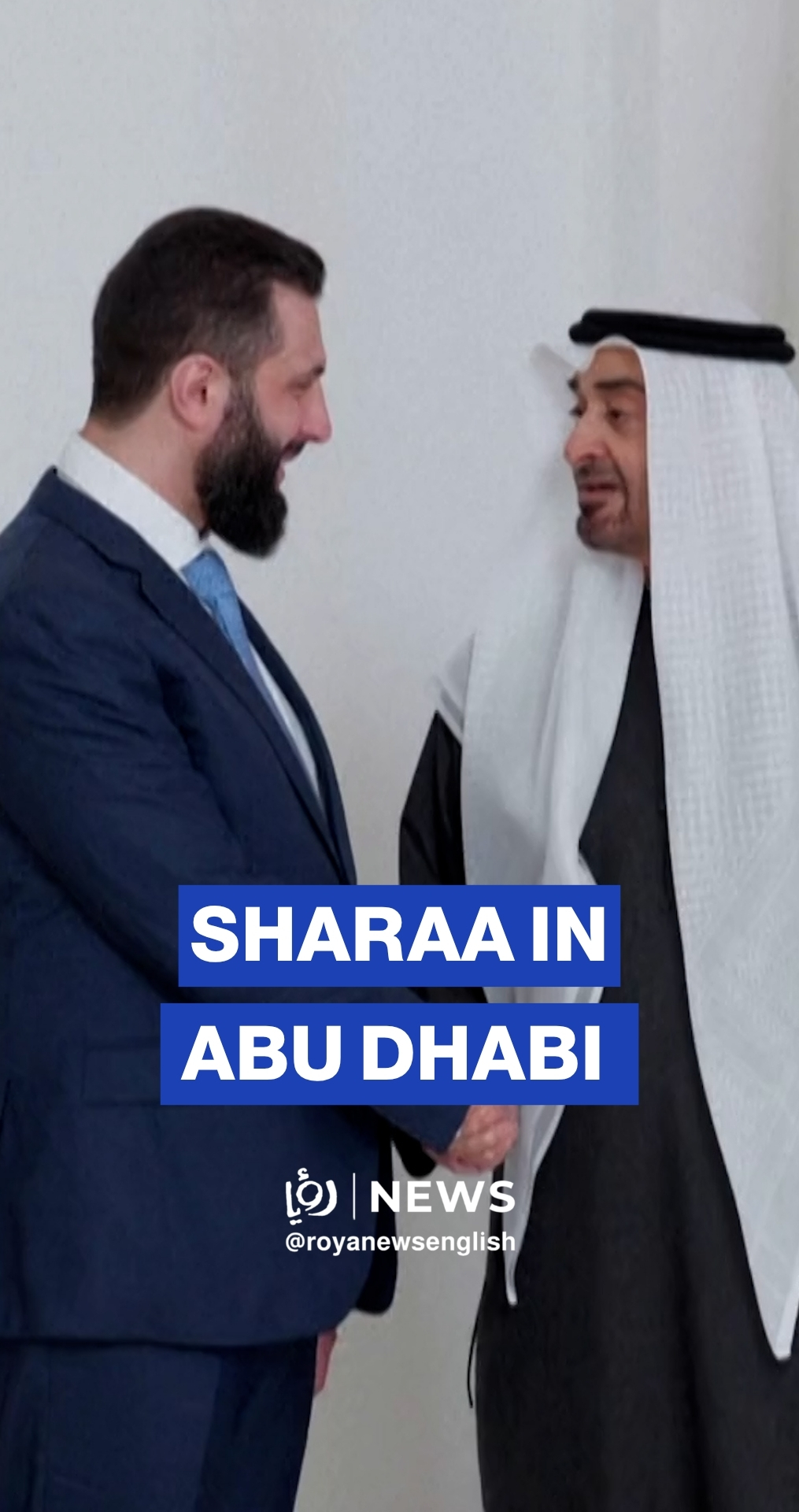 Emirati president receives Syrian counterpart in Abu Dhabi