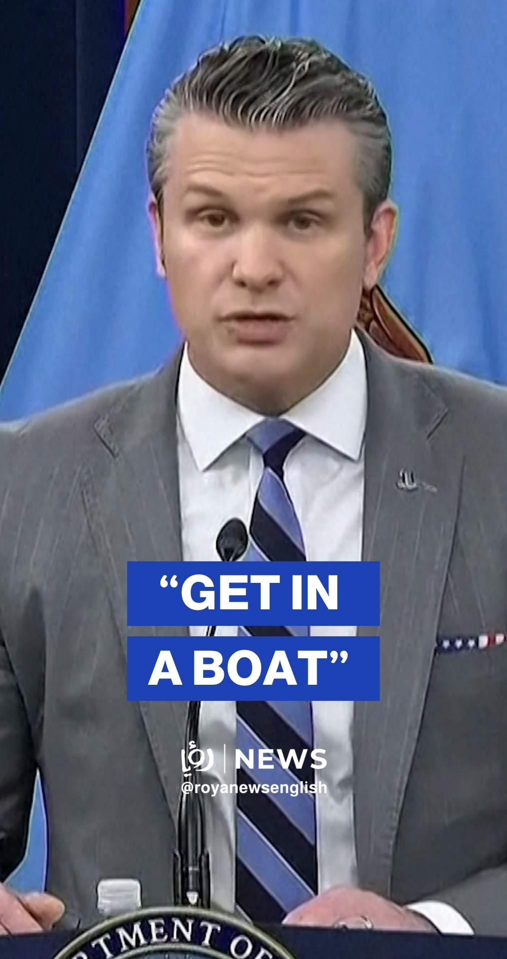 Pete Hegseth tells Europe to do “less talking” and “get in a boat”