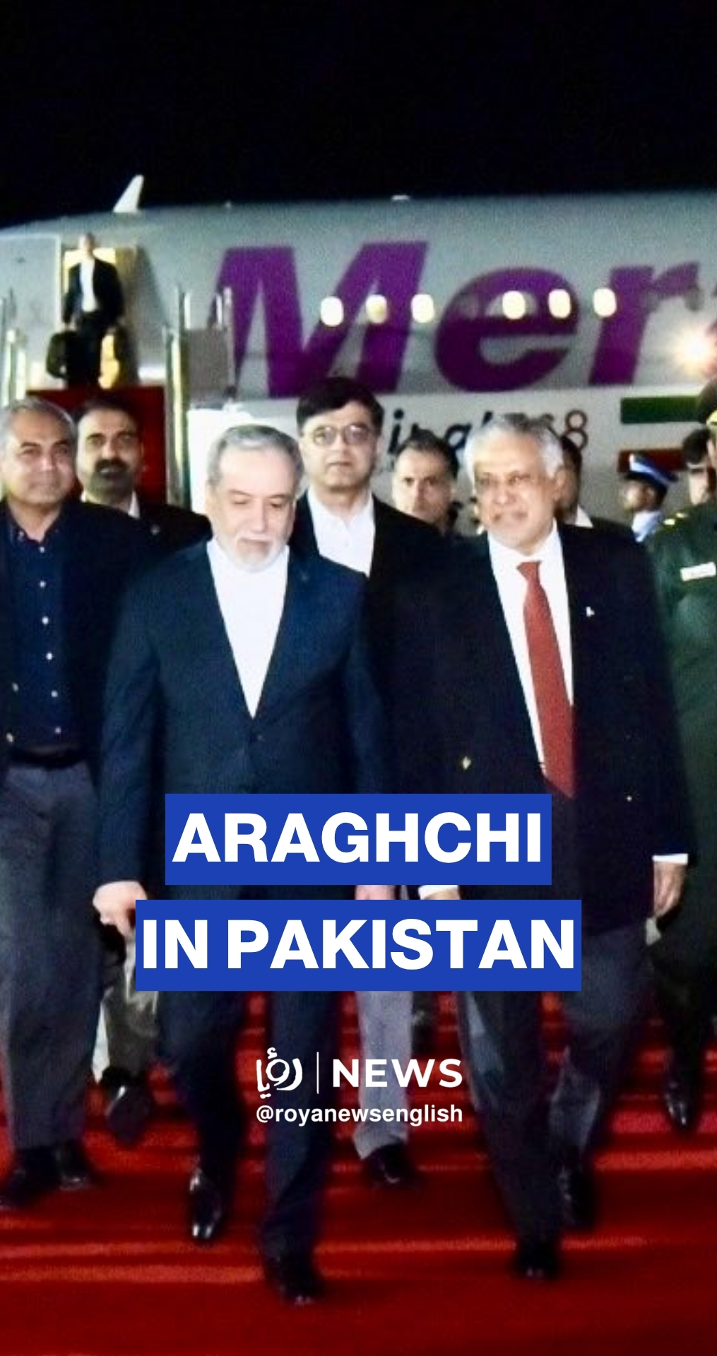 Iran's FM Abbas Araghchi arrives to Pakistan