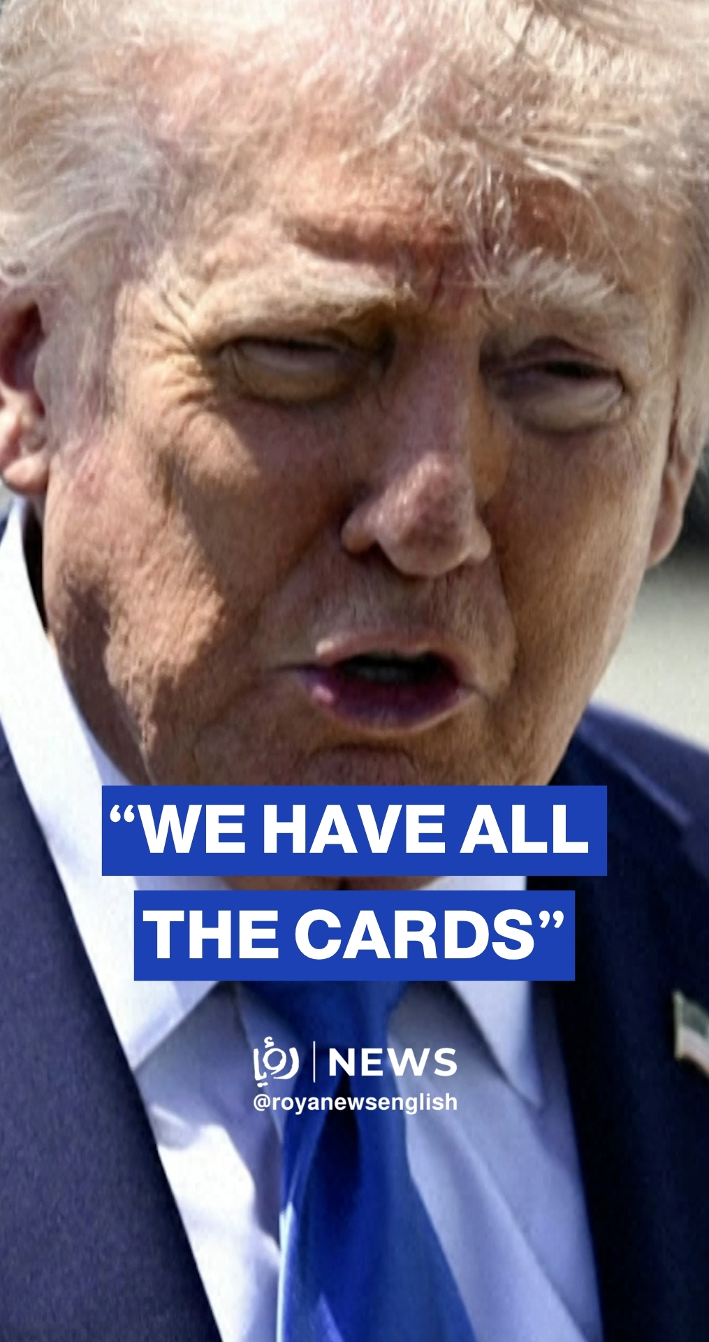 Trump says US has 'all the cards' after canceling envoys' Pakistan trip for Iran peace talks