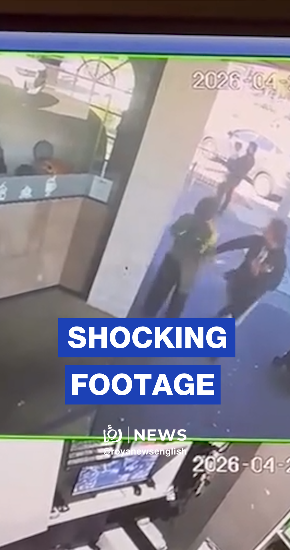 Waitress assaulted in Melbourne Café CCTV footage