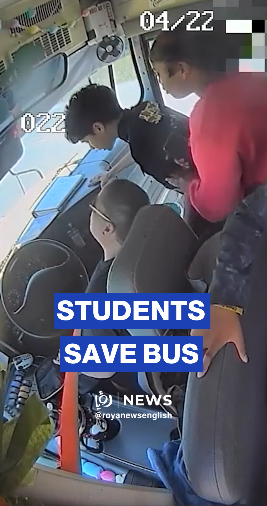 Students save school Bus after driver collapses in Mississippi