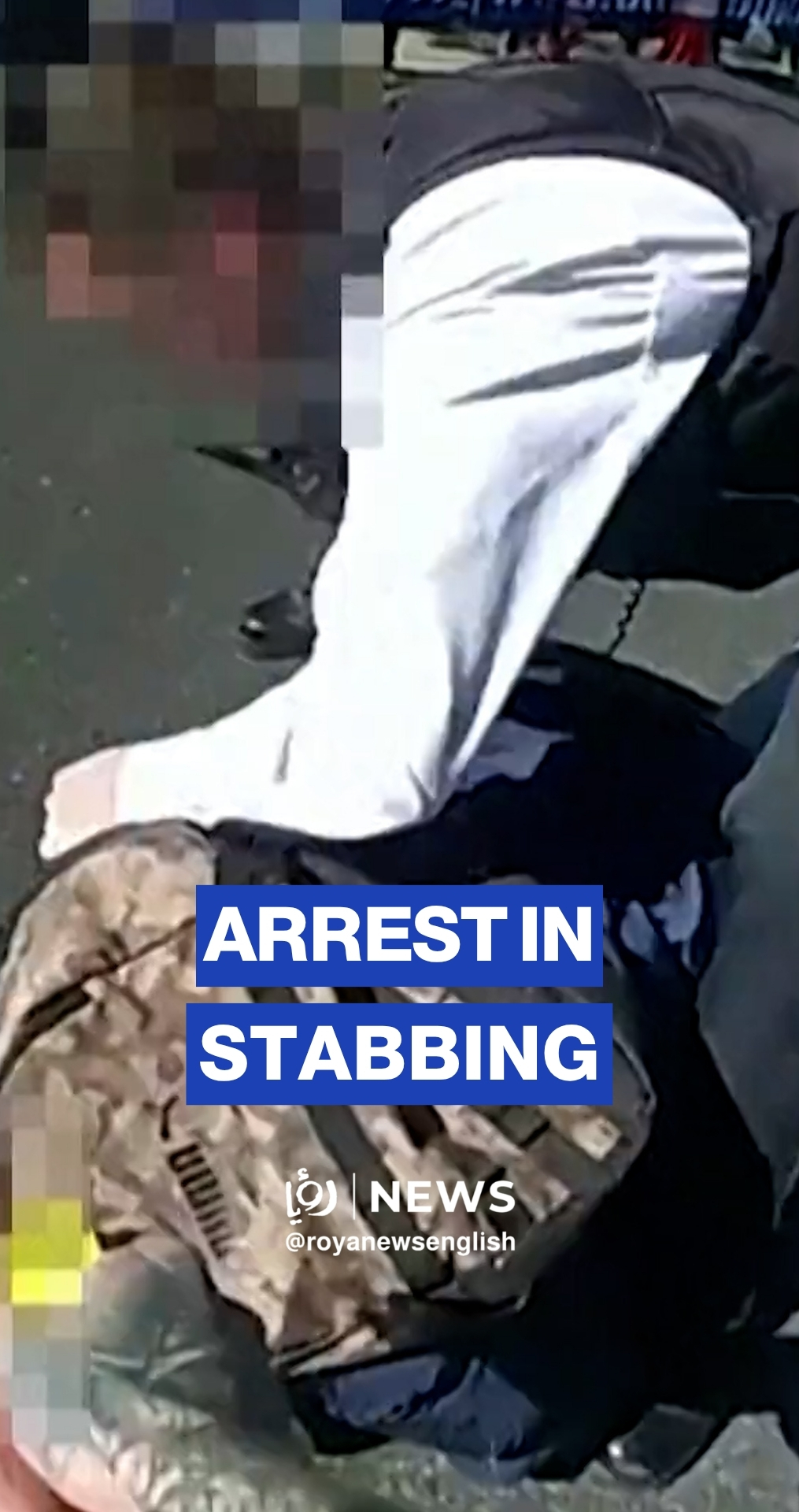 London police release arrest footage in stabbing case
