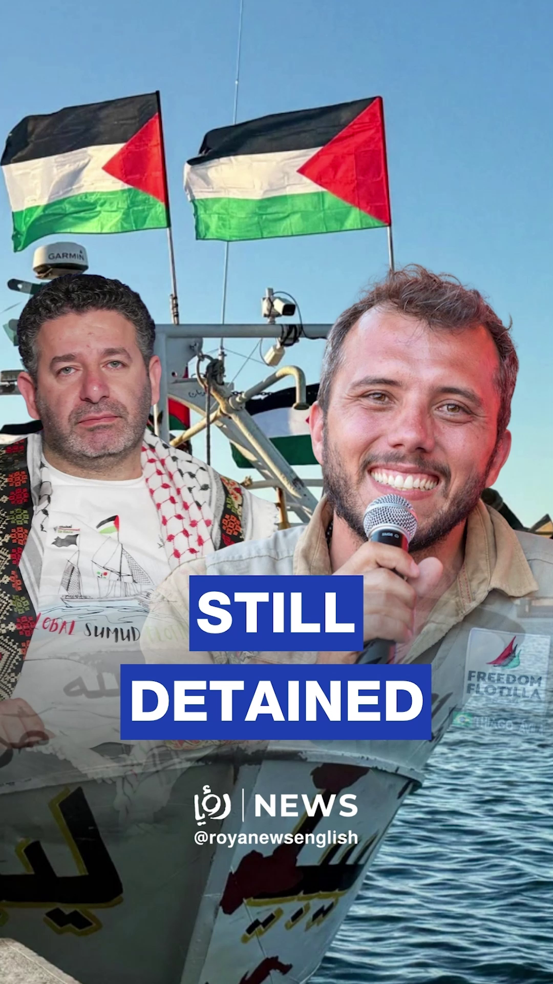 Two Gaza flotilla activists still held in ‘Israel’ after rest released at Crete