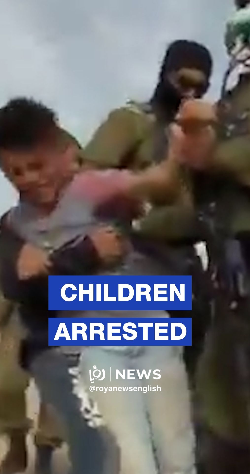 ‘Israeli’ forces arrest five Palestinian children while gathering wild plants