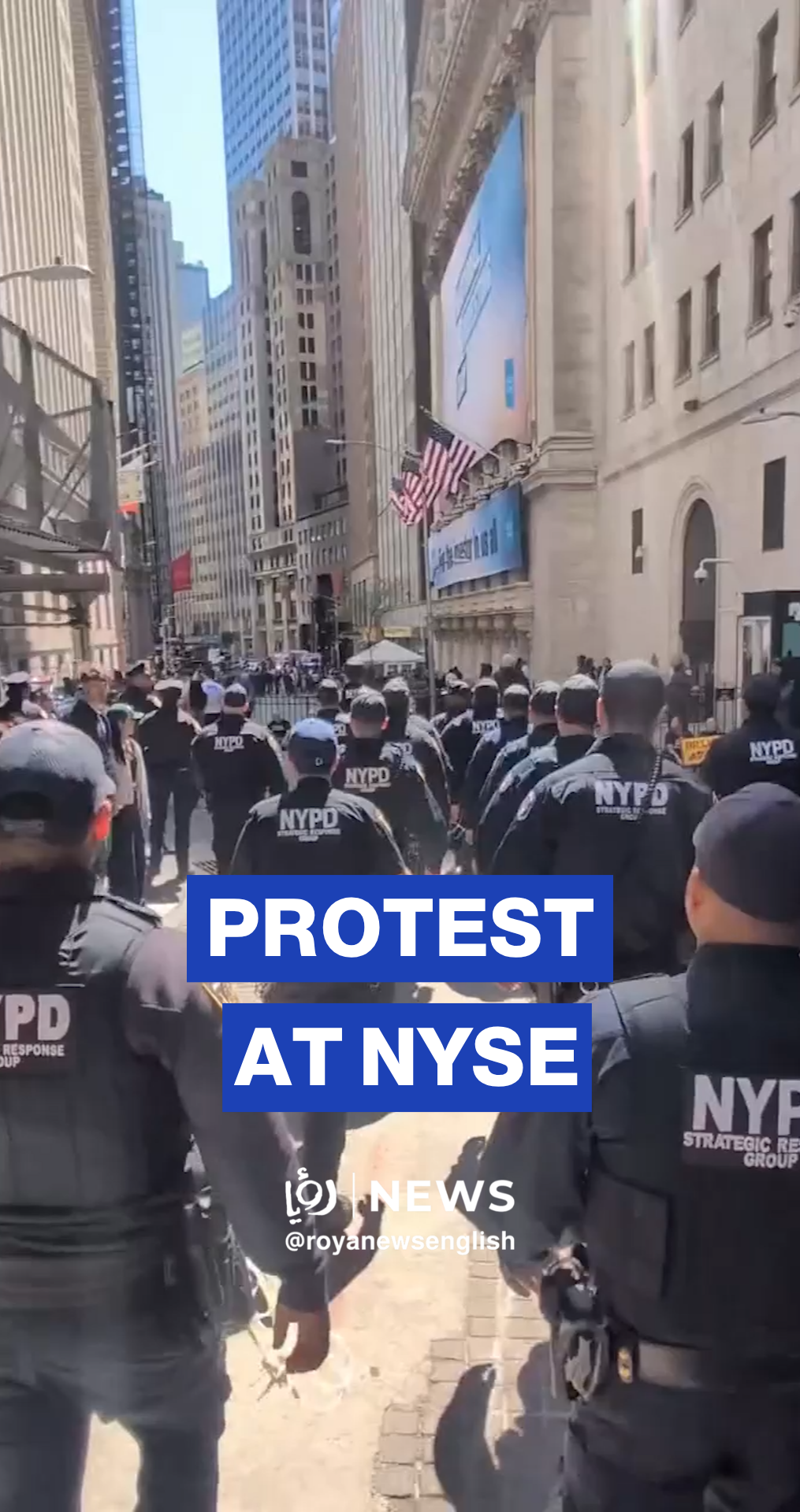 Protesters detained during NYSE demonstration