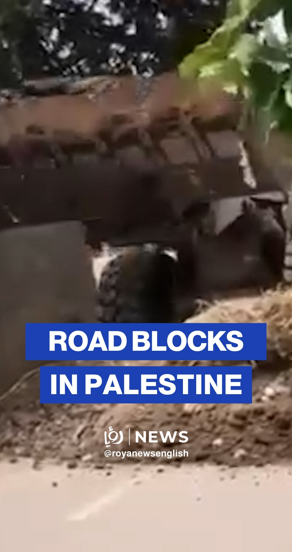 'Israeli' army blocks roads in Jenin, movement halted