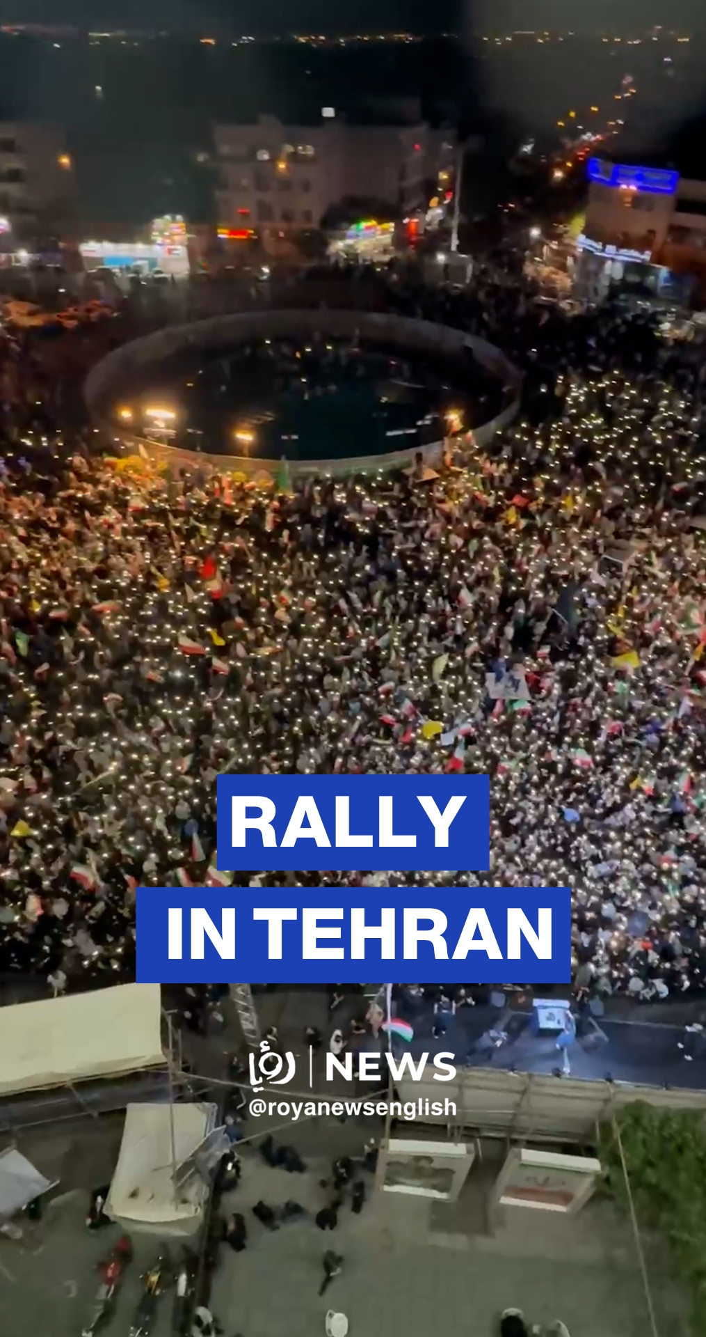 Massive pro-government rally in Tehran’s Revolution square