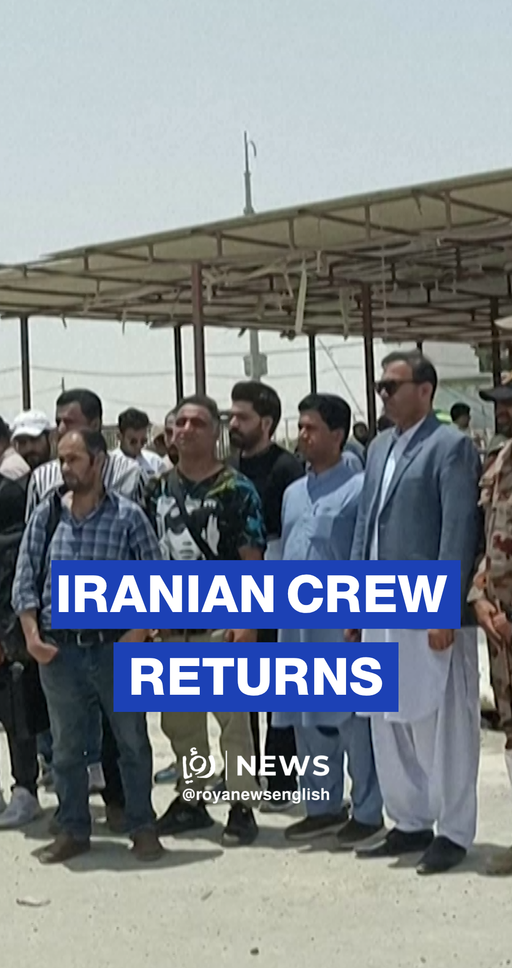 Iranian crew return via Pakistan