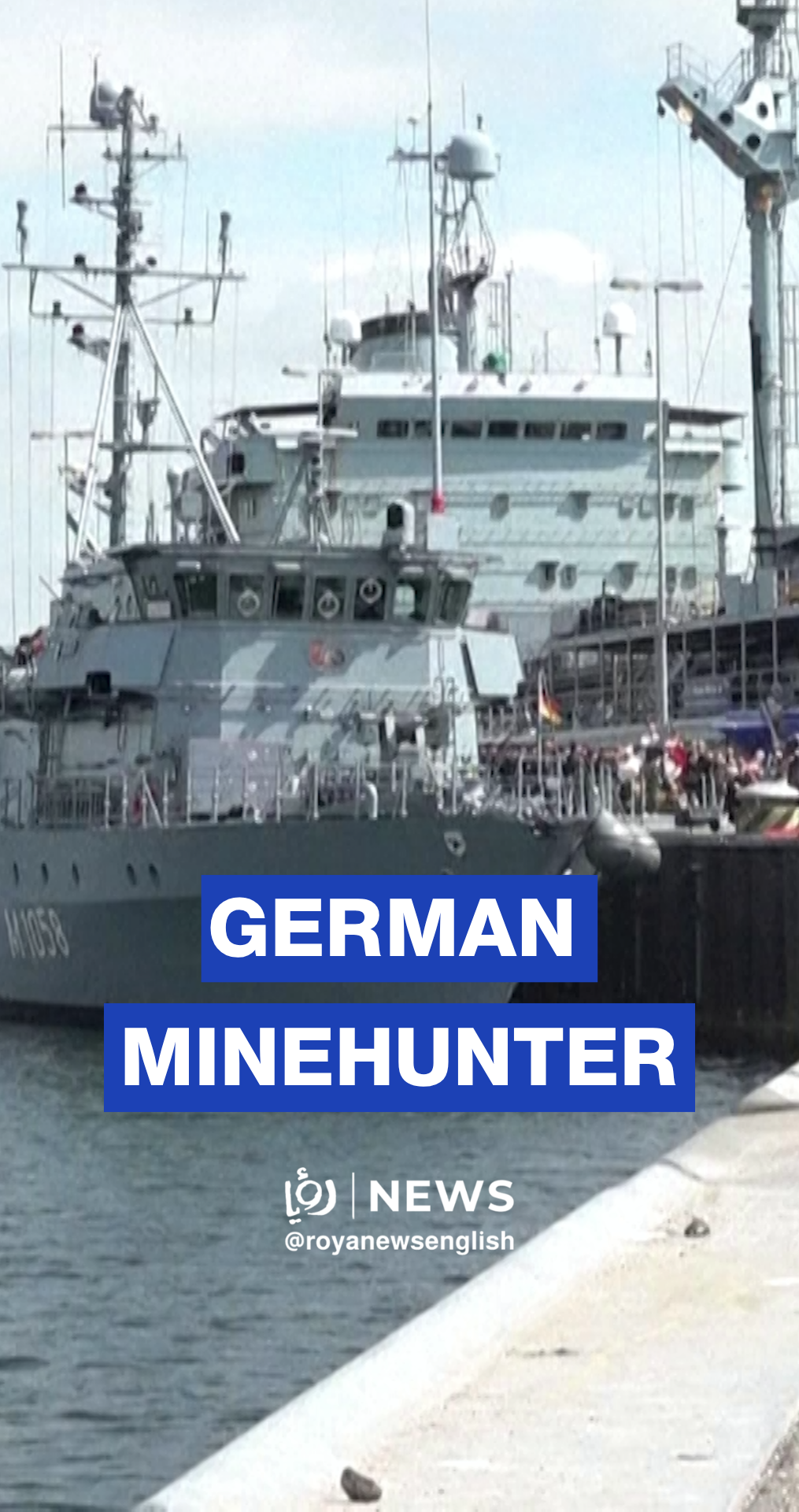 German minehunter ‘Fulda’ heads to Hormuz