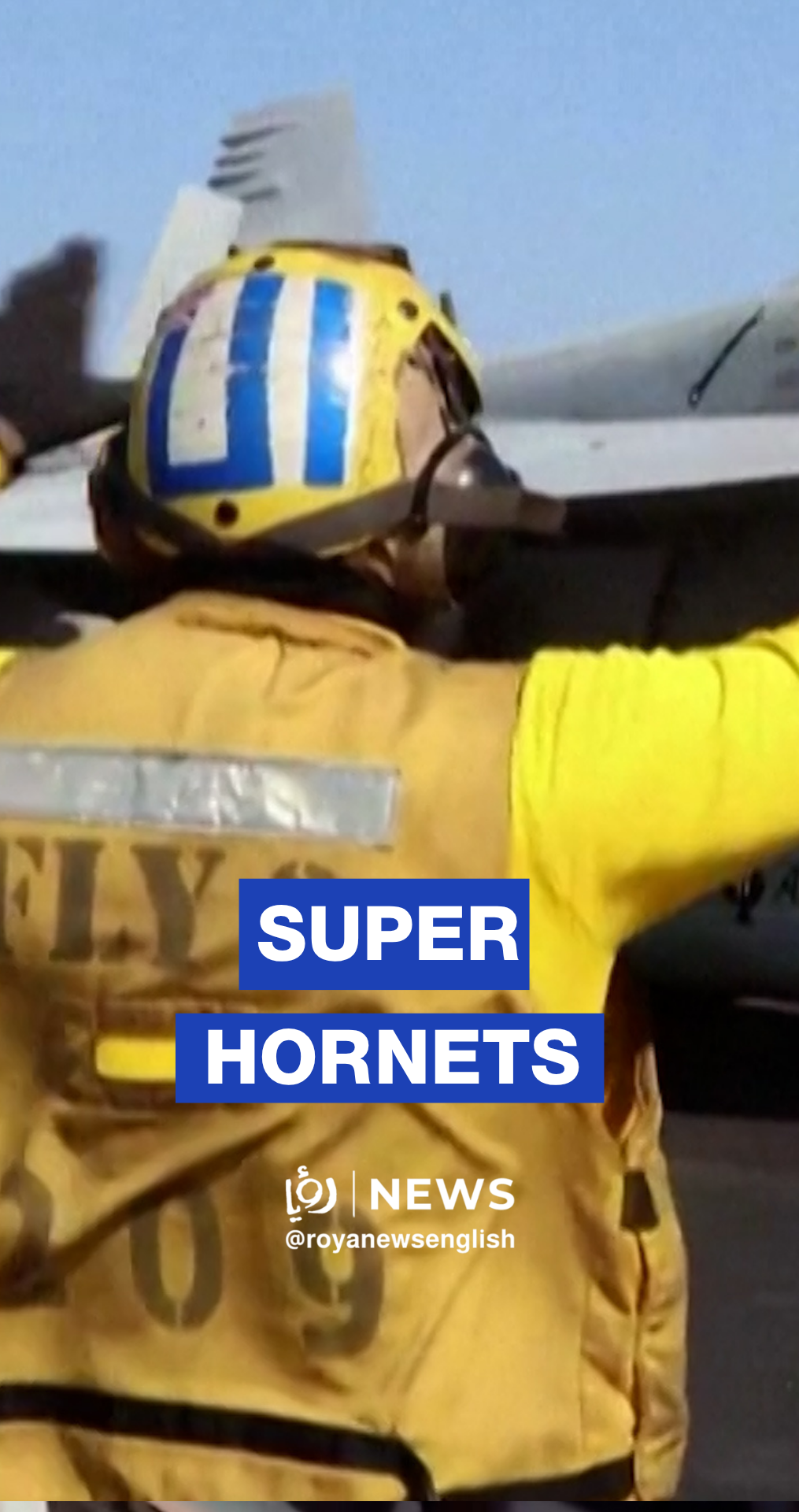 Super Hornets launch from USS Abraham Lincoln