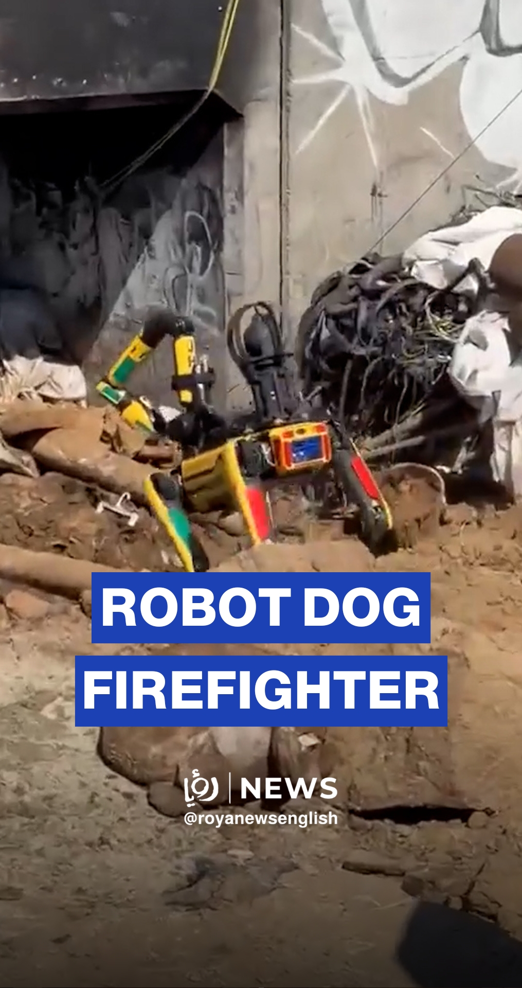 LA Fire Department uses robot dogs to fight tunnel fires