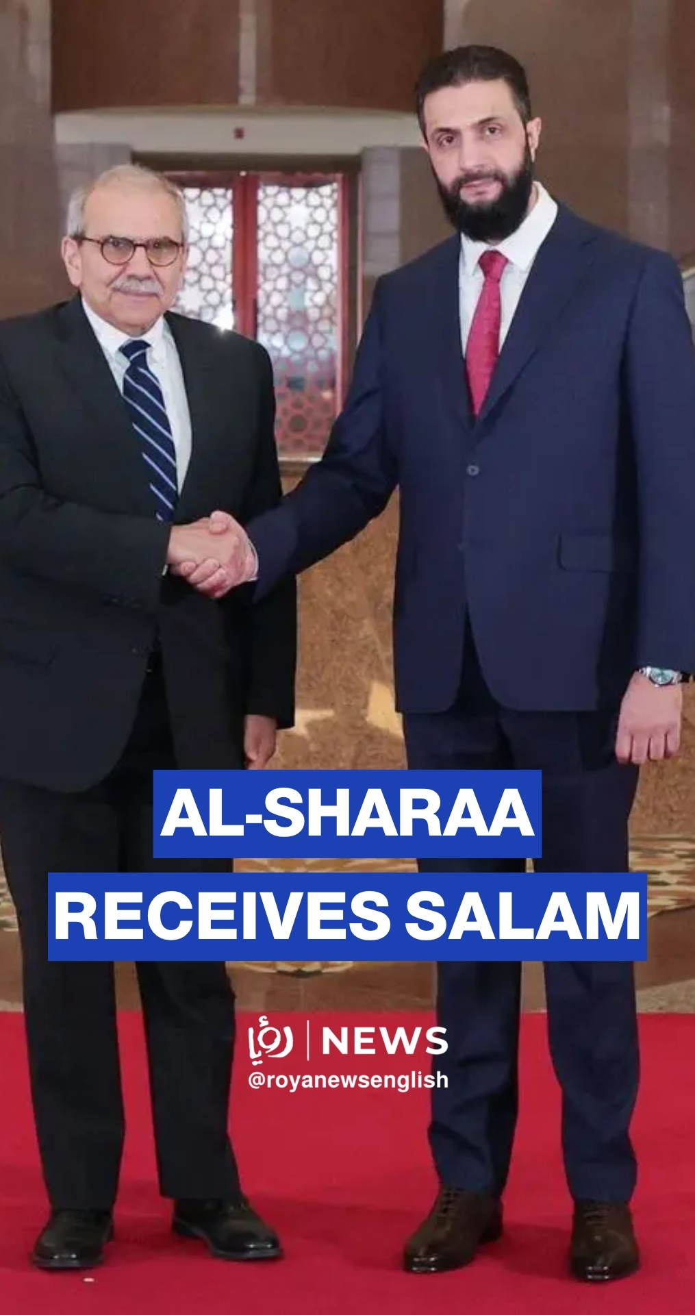 Syria’s President holds talks with Lebanese PM in Damascus