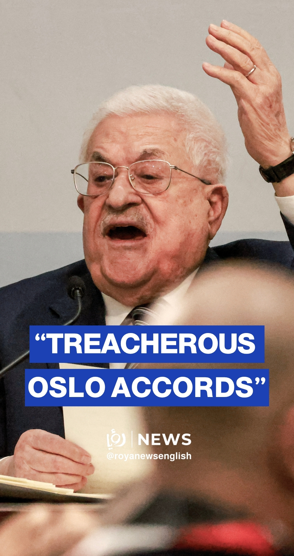 Palestine’s Abbas says wants to preserve "treacherous" Oslo Accords