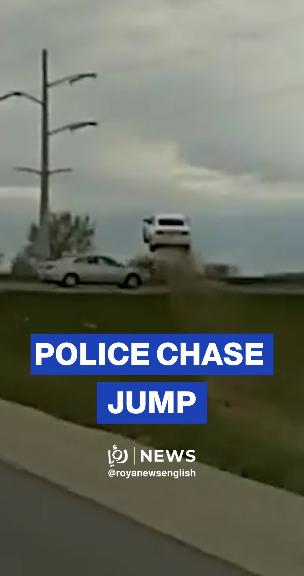 Car gets crazy air while fleeing from police in Wisconsin