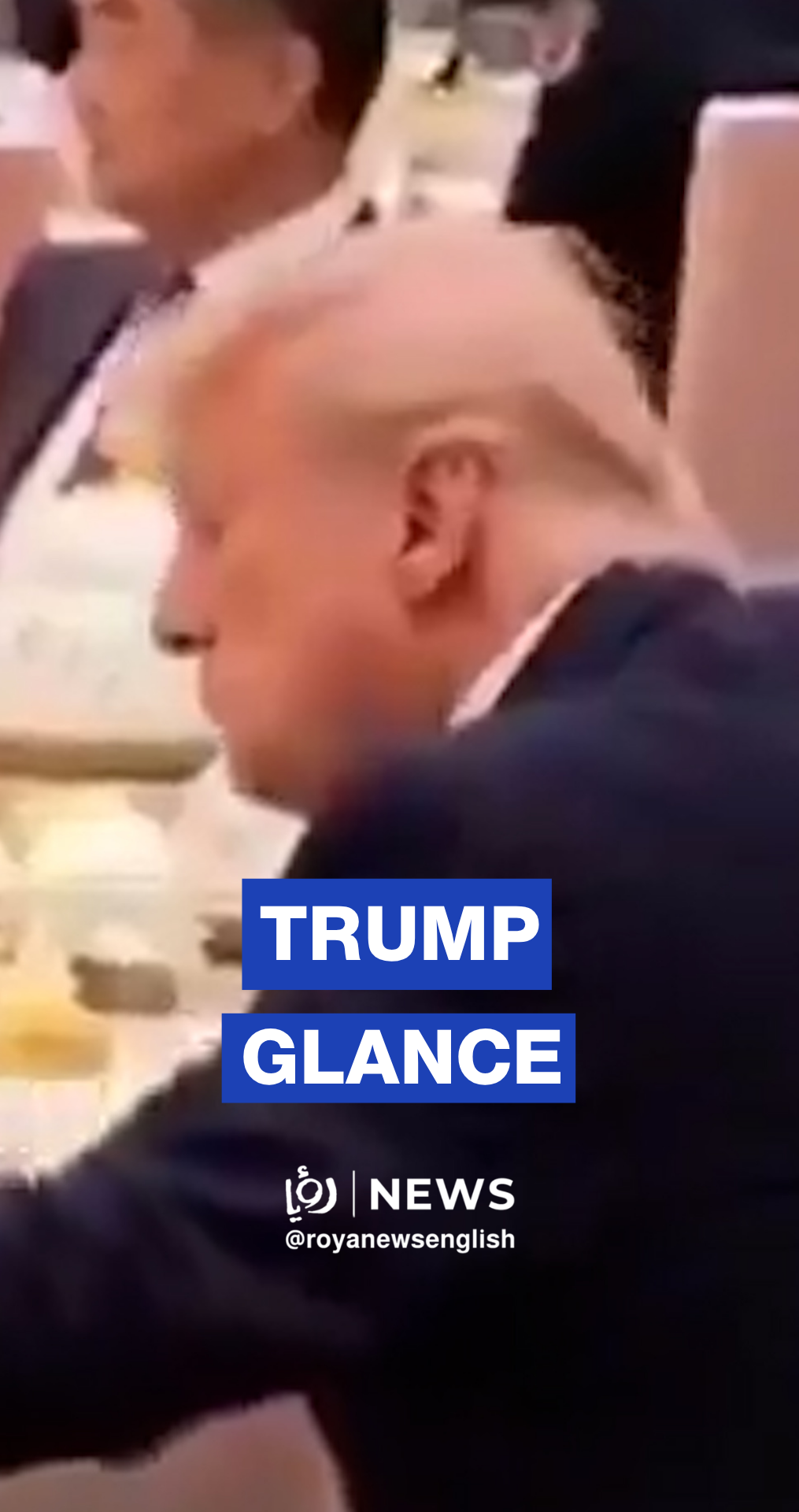 Trump caught glancing at Xi Jinping’s notebook