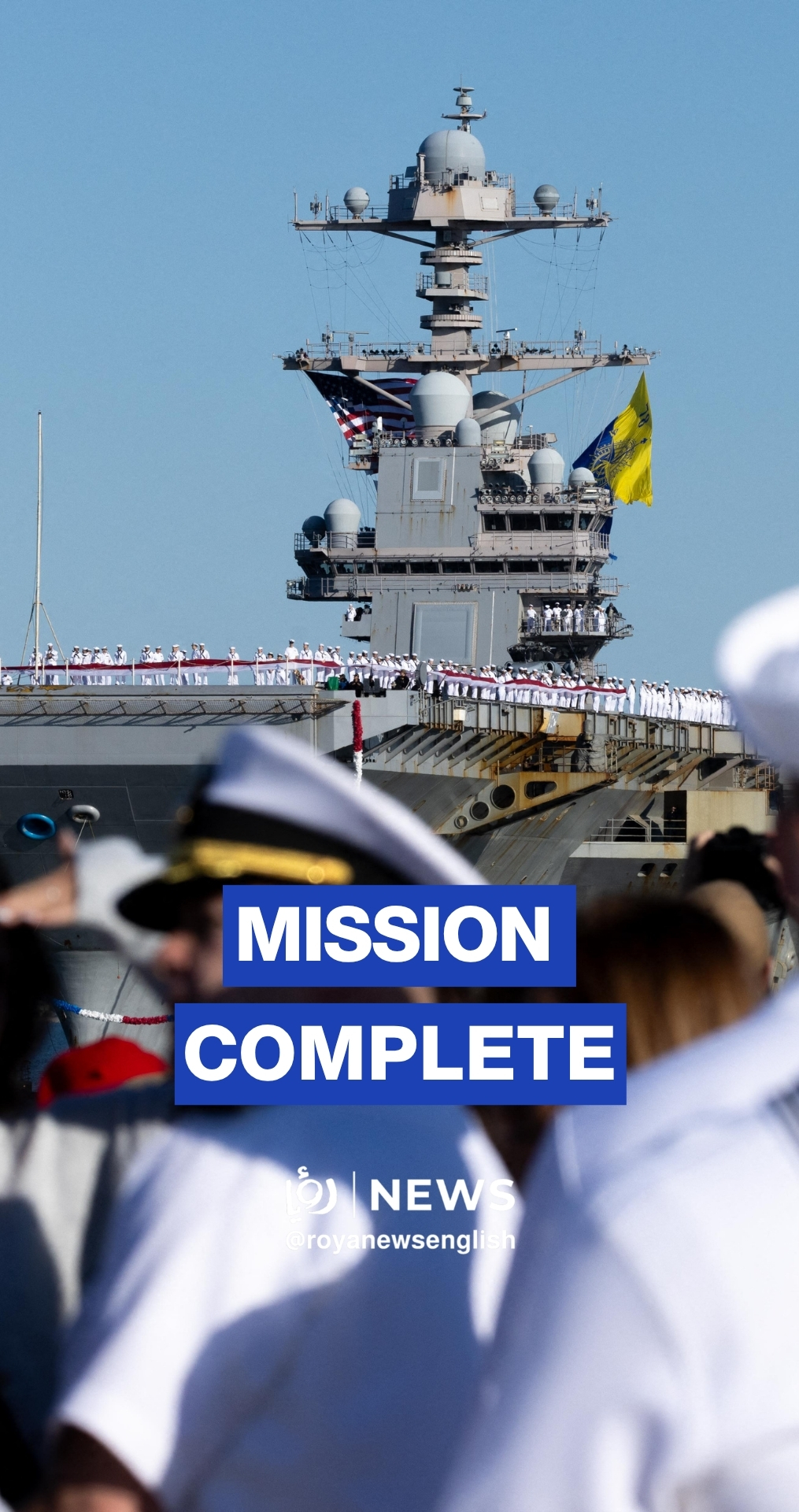 USS Gerald R. Ford returns after longest deployment since the Vietnam War
