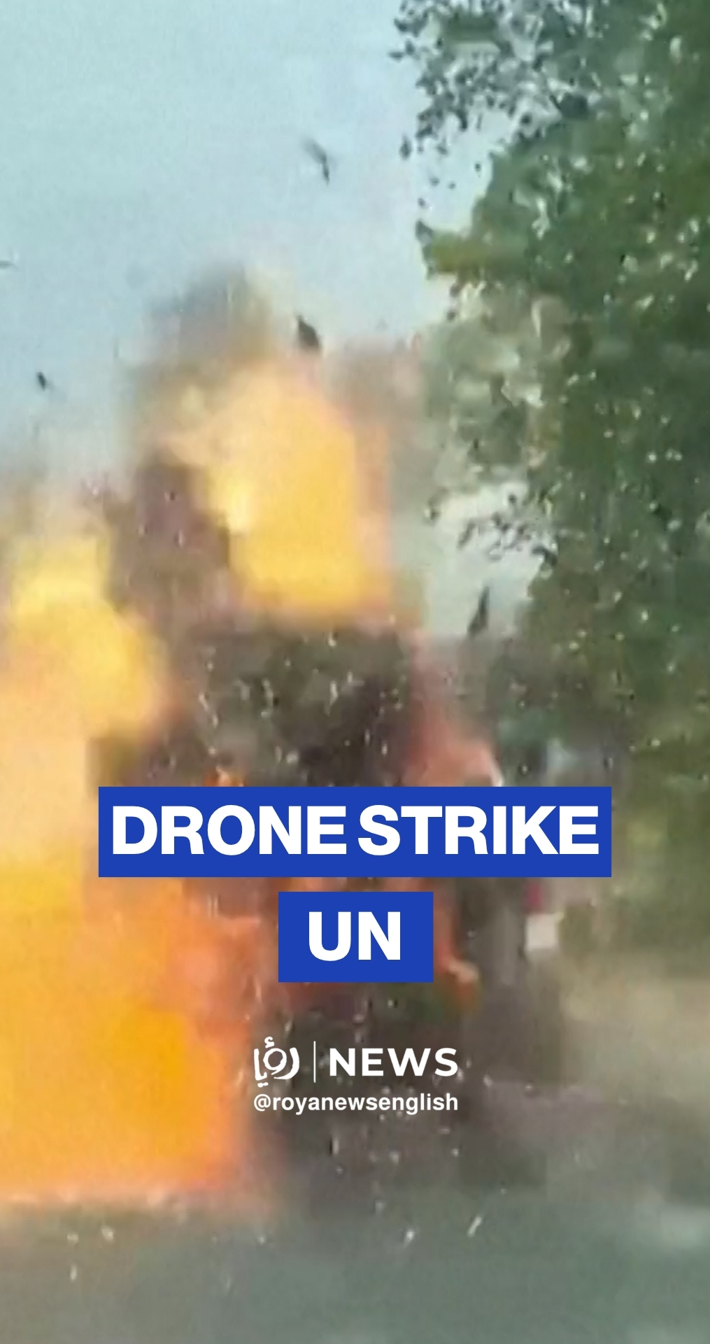 UN vehicle hit in suspected drone strike in southern Ukraine