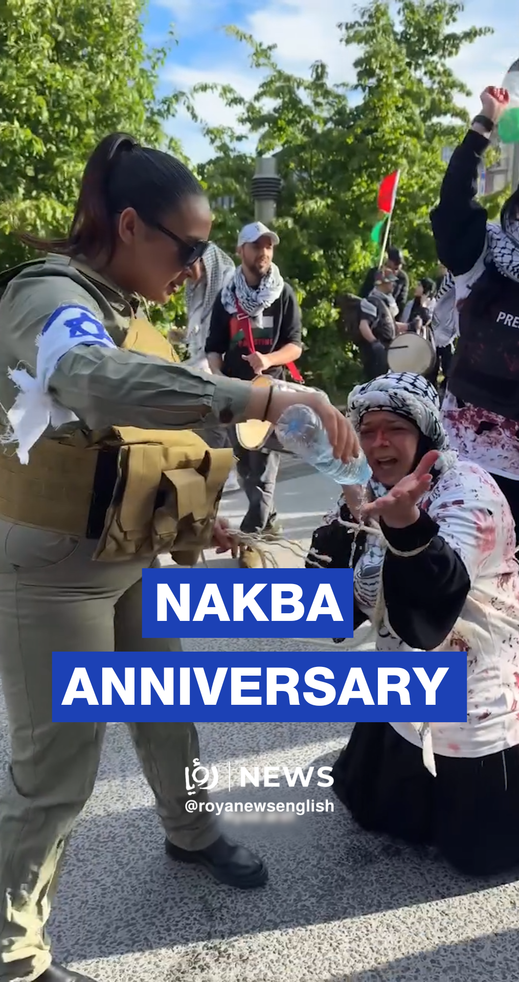 Nakba protest in Germany highlights detainees suffering