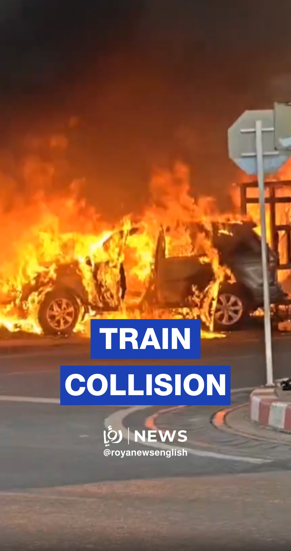 Train-bus collision in Bangkok, Thailand