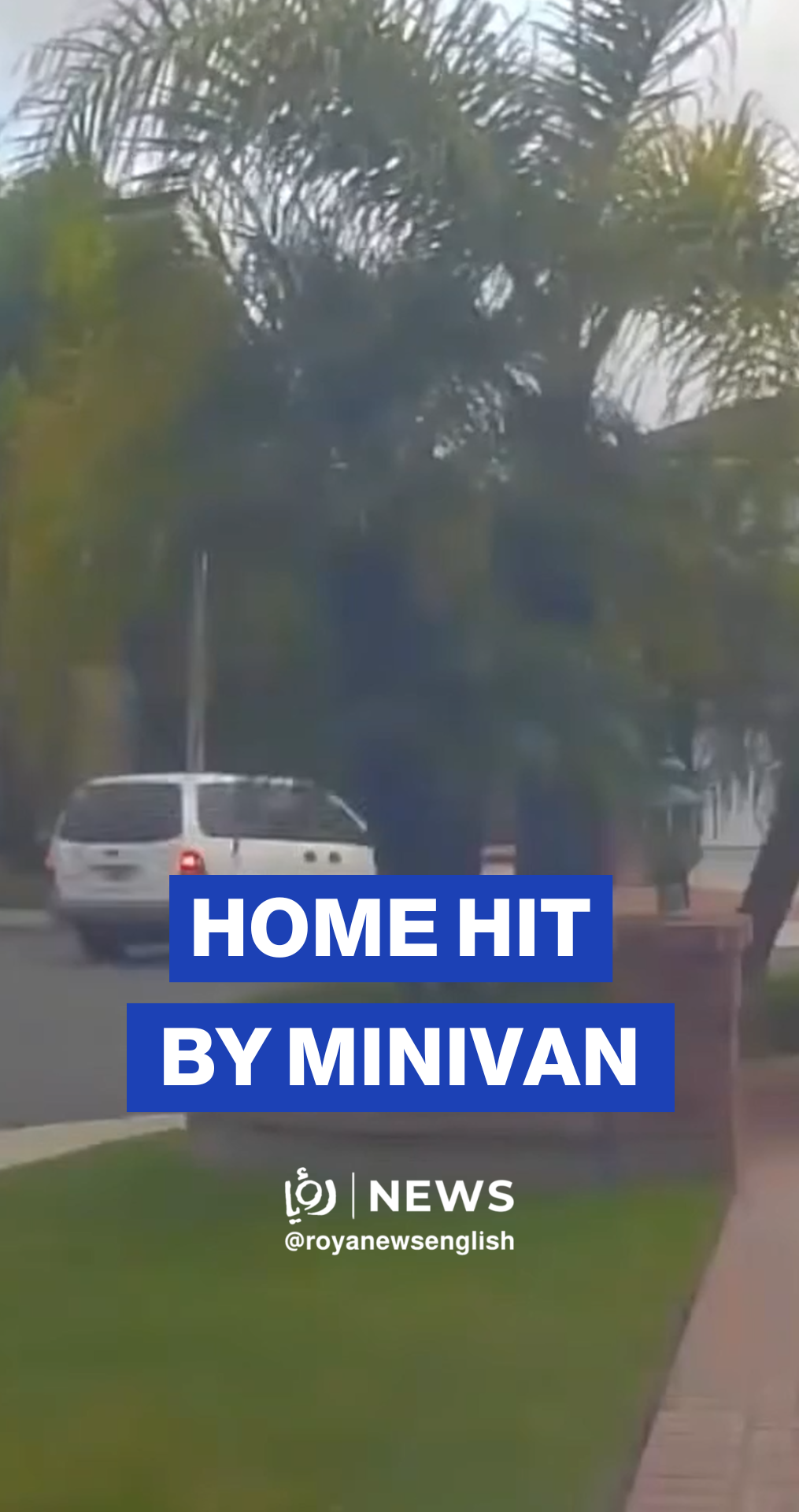 Driver arrested after minivan hits California home