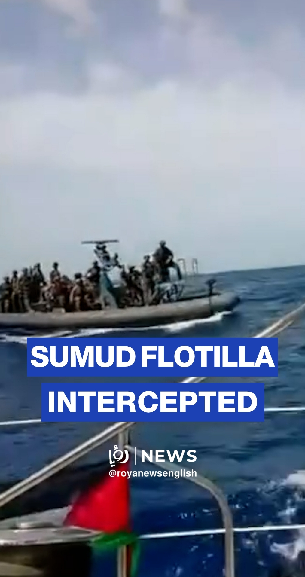‘Israeli’ navy intercepts Global Sumud Flotilla at sea