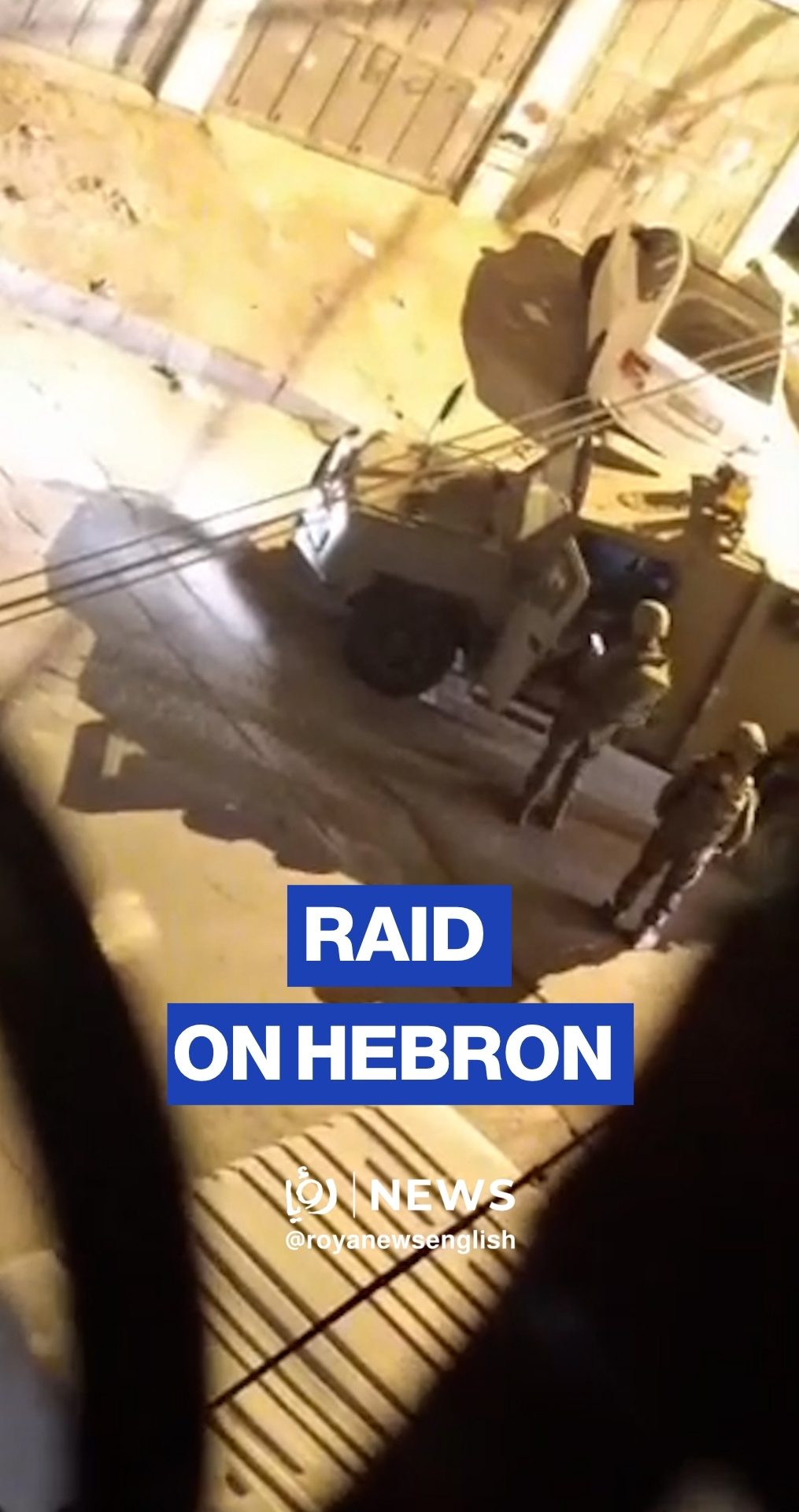 ‘Israeli’ military raids West Bank city of Hebron