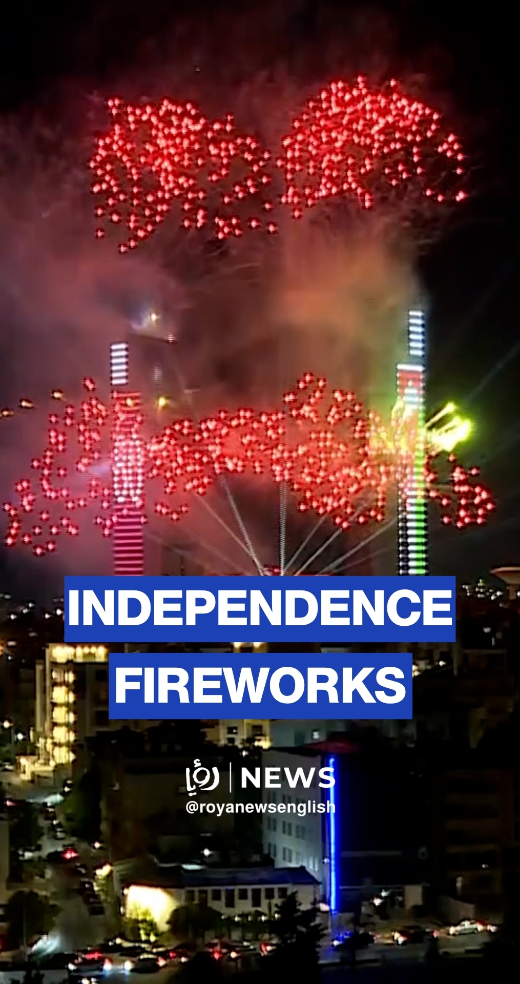 Fireworks light up Amman sky for Jordan’s 80th Independence Day